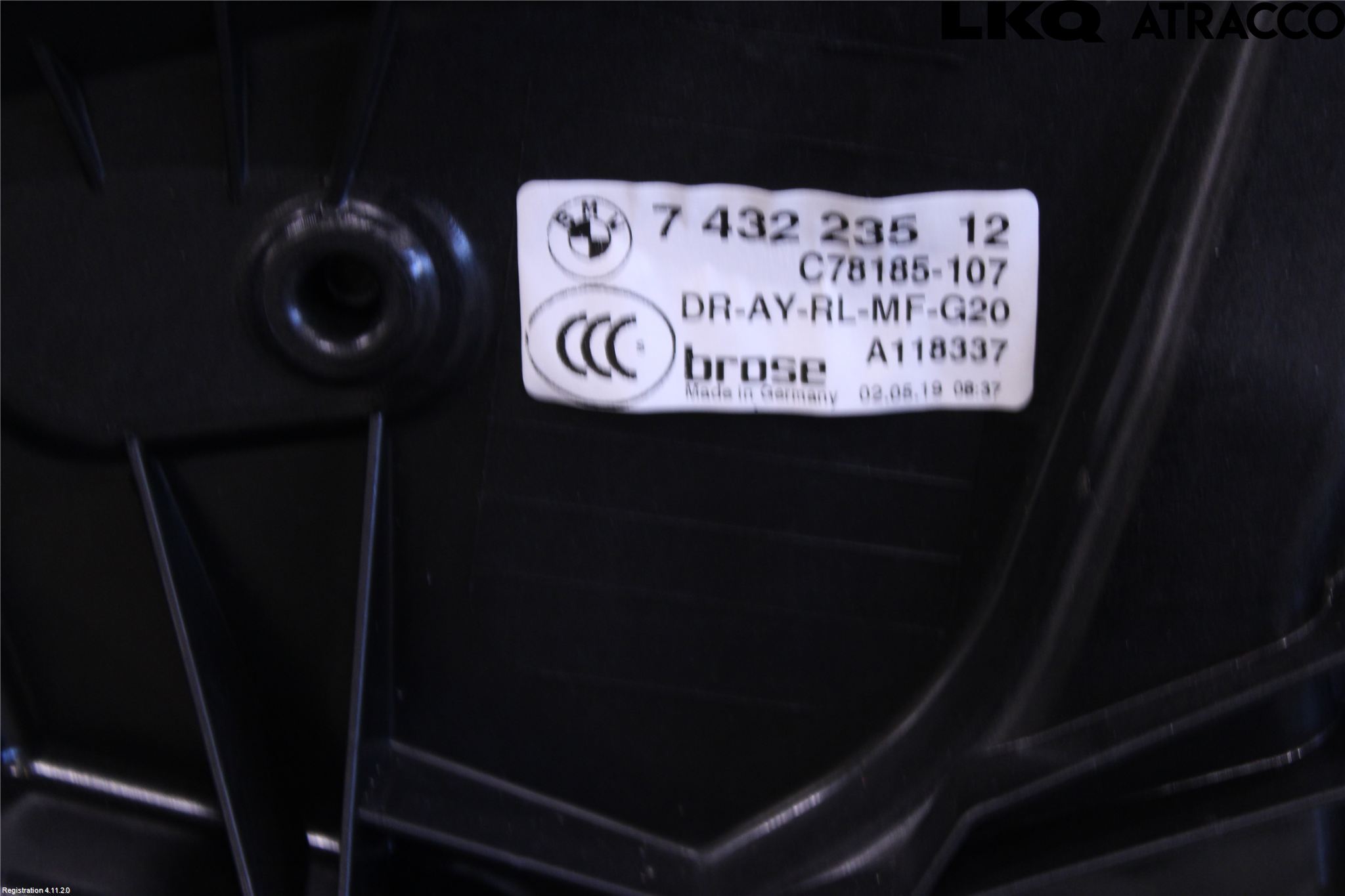 BMW 3 G20/G21/G80/G81 19- Fönsterhiss El Kompl