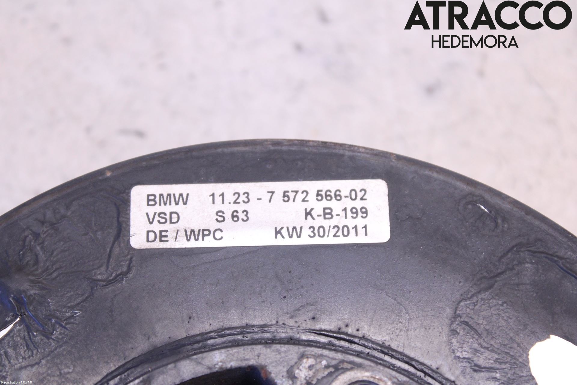 BMW X6 E71/E72   08-14 Remskiva