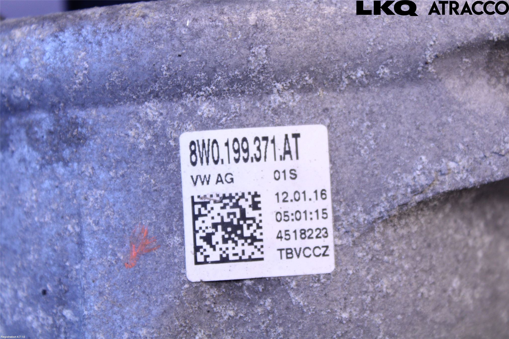 Audi A4/S4 B9 16-19 Motorkudde