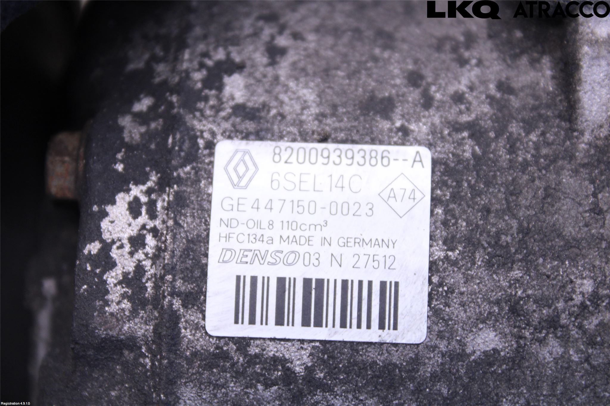 Renault MEGANE III 09-15 Ac Kompressor