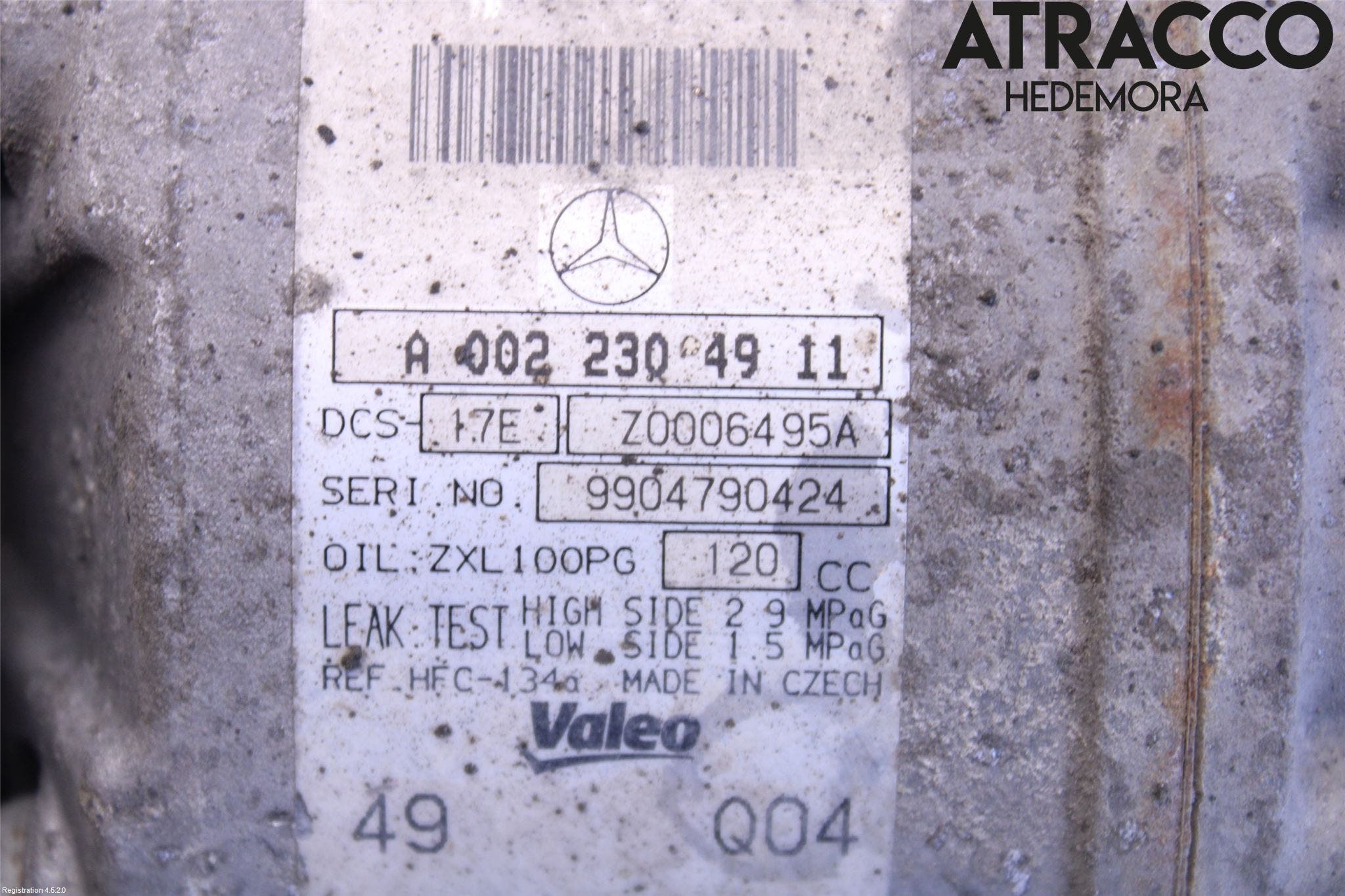 Mercedes-Benz MB C-KLASS (W204) 07-15 Ac Kompressor