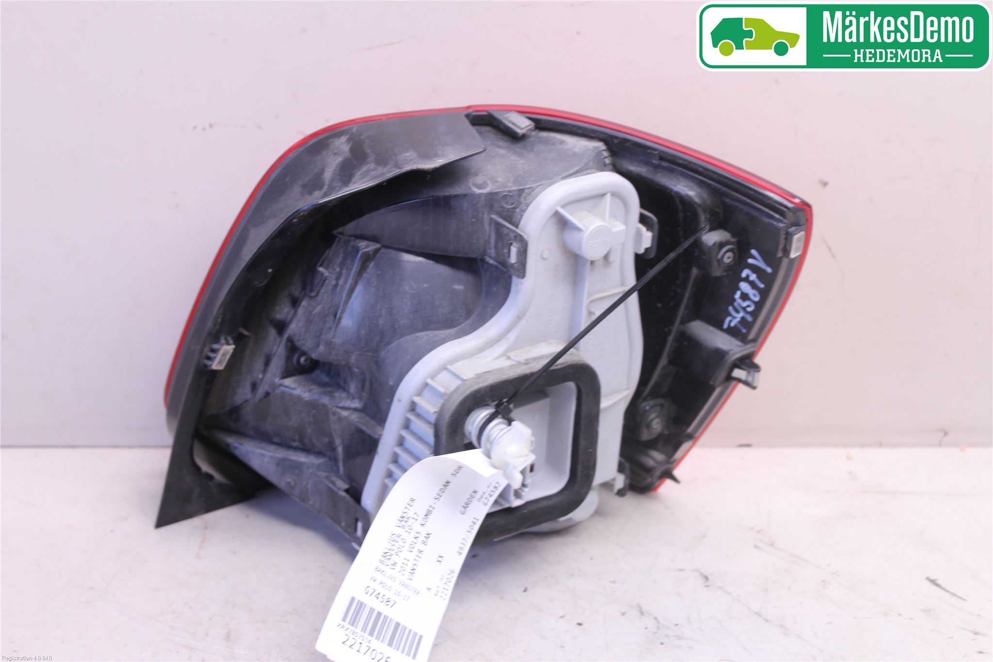 Volkswagen VW POLO 10-17 Bakljus Vänster