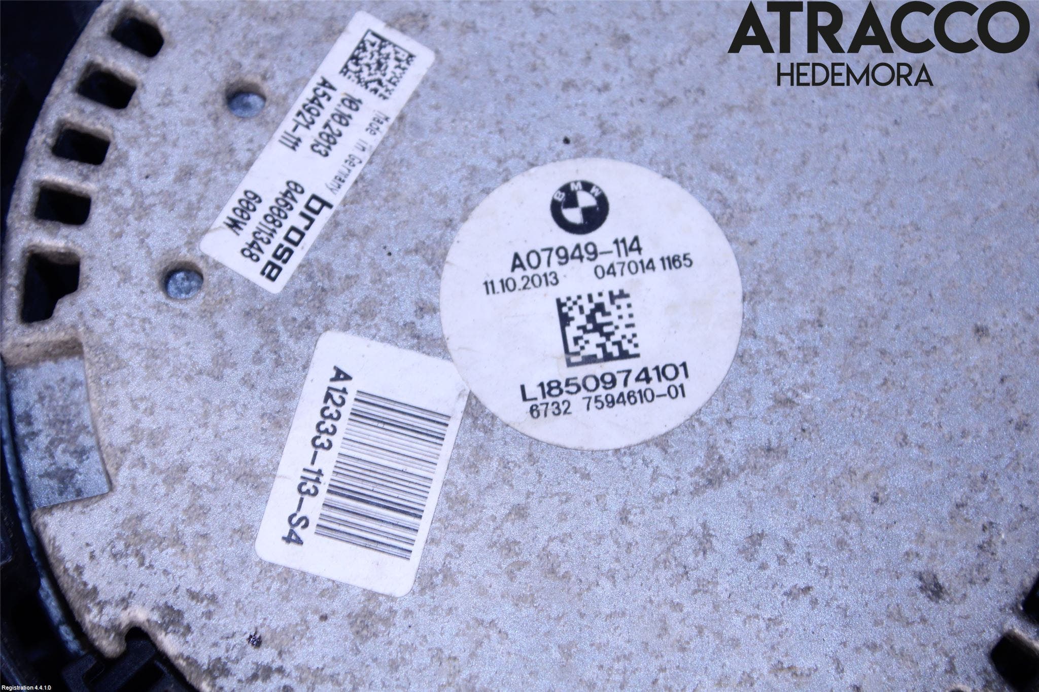 BMW 5 F10/F11/F18 09-17 Kylfläkt El