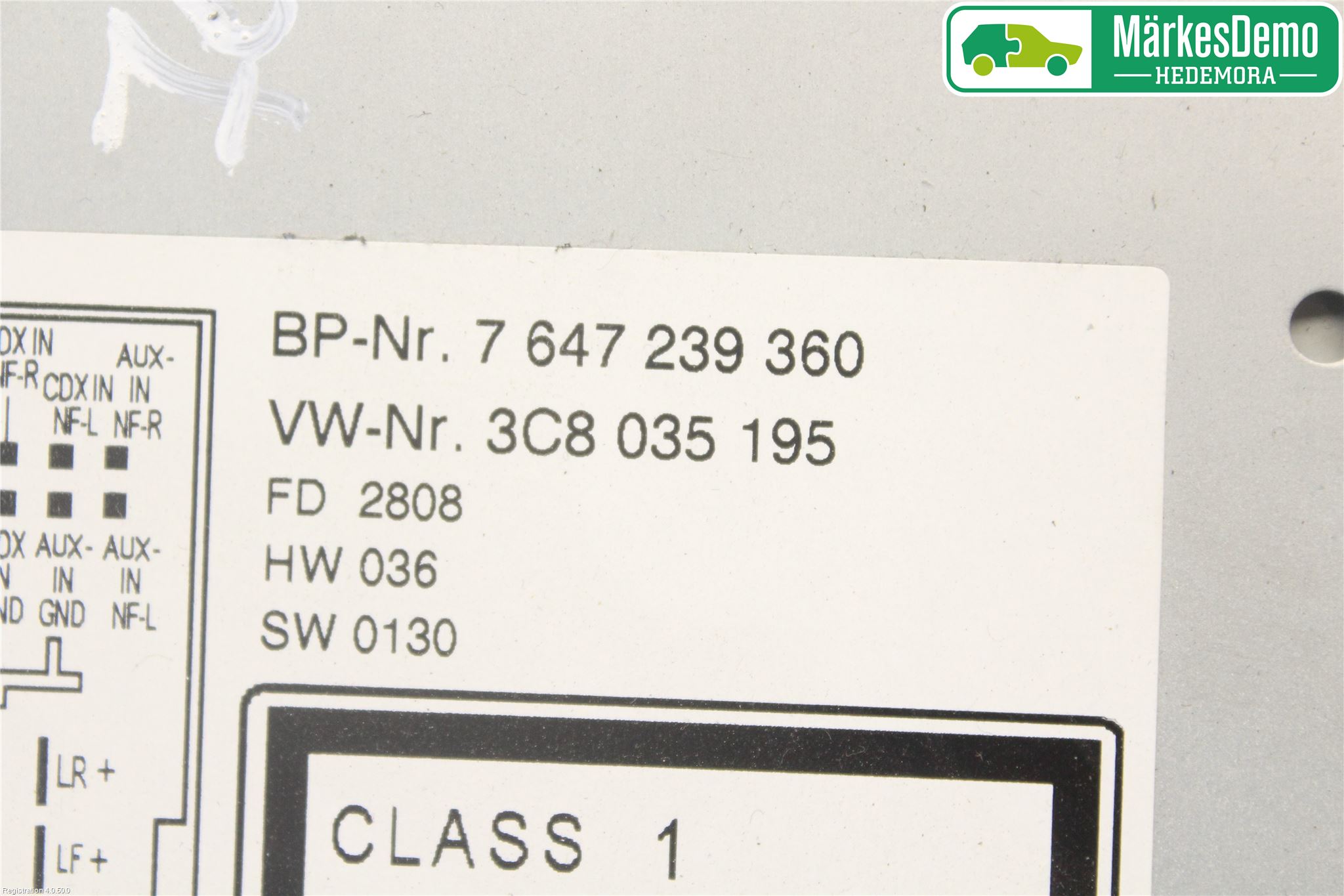 Volkswagen VW TIGUAN 07-16 Cd Radio - Multimediapanel