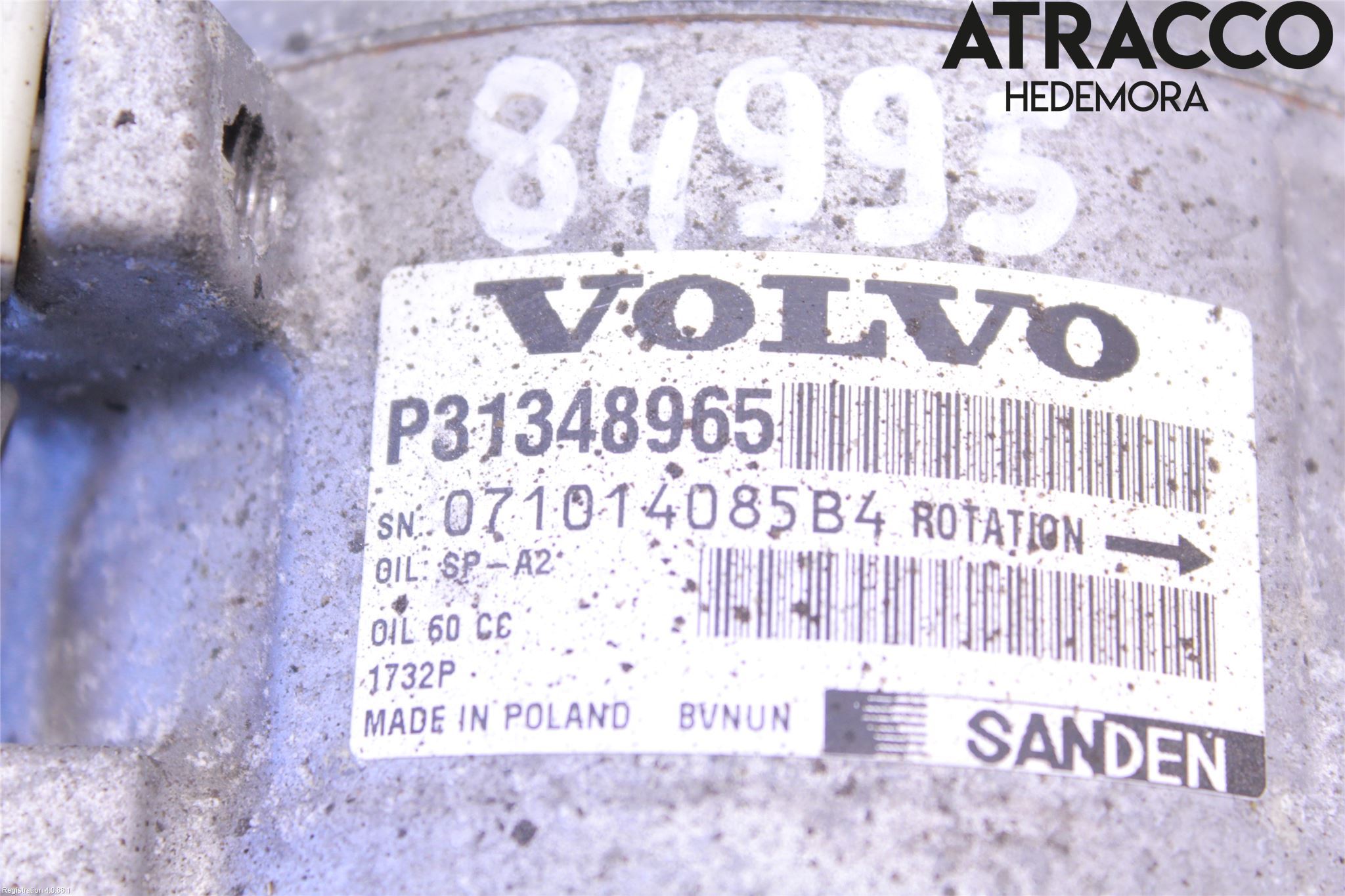 Volvo V40 CROSS COUNTRY 13-19 Ac Kompressor