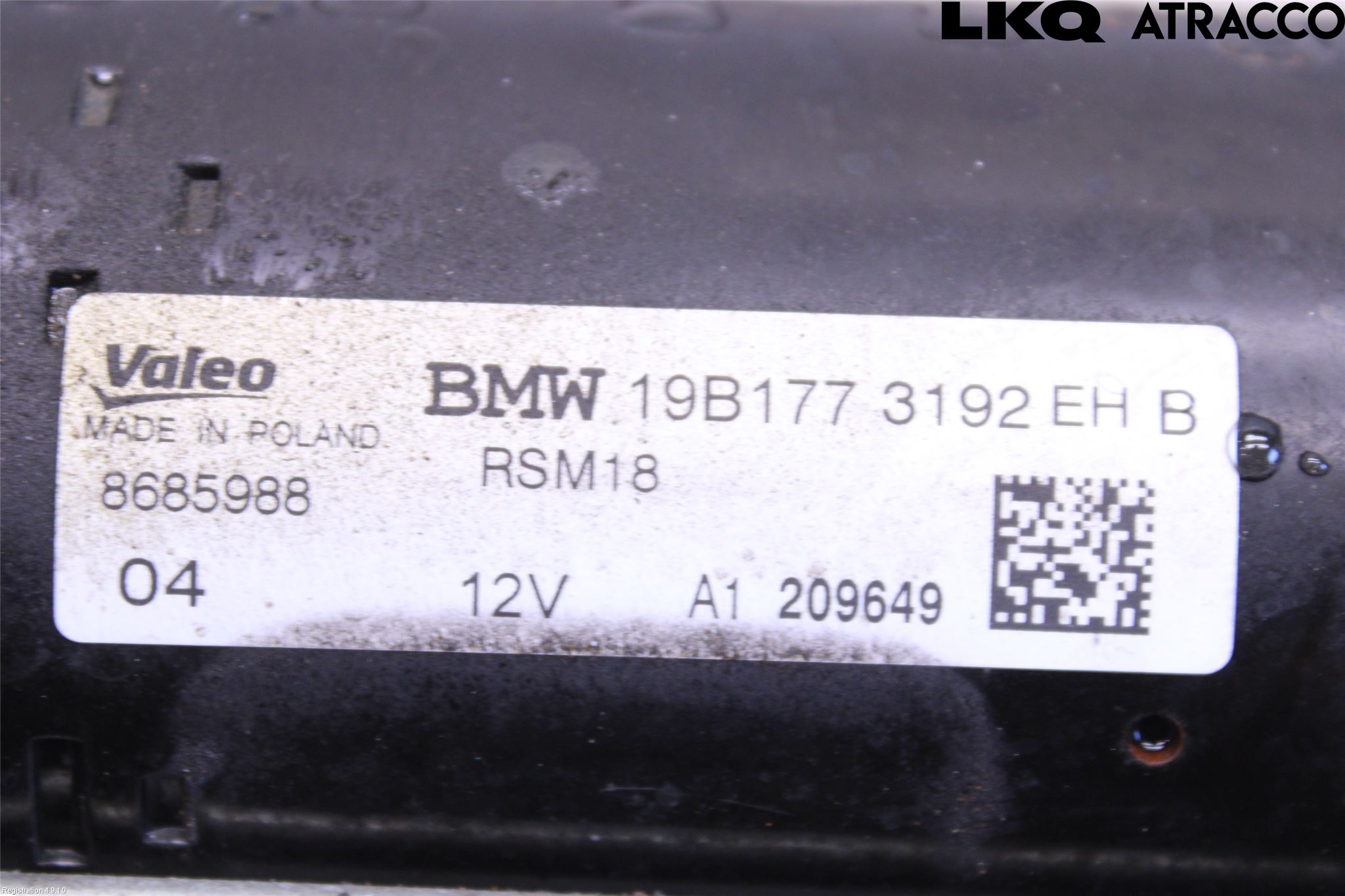 BMW 5 G30/G31/F90 17-23 Startmotor