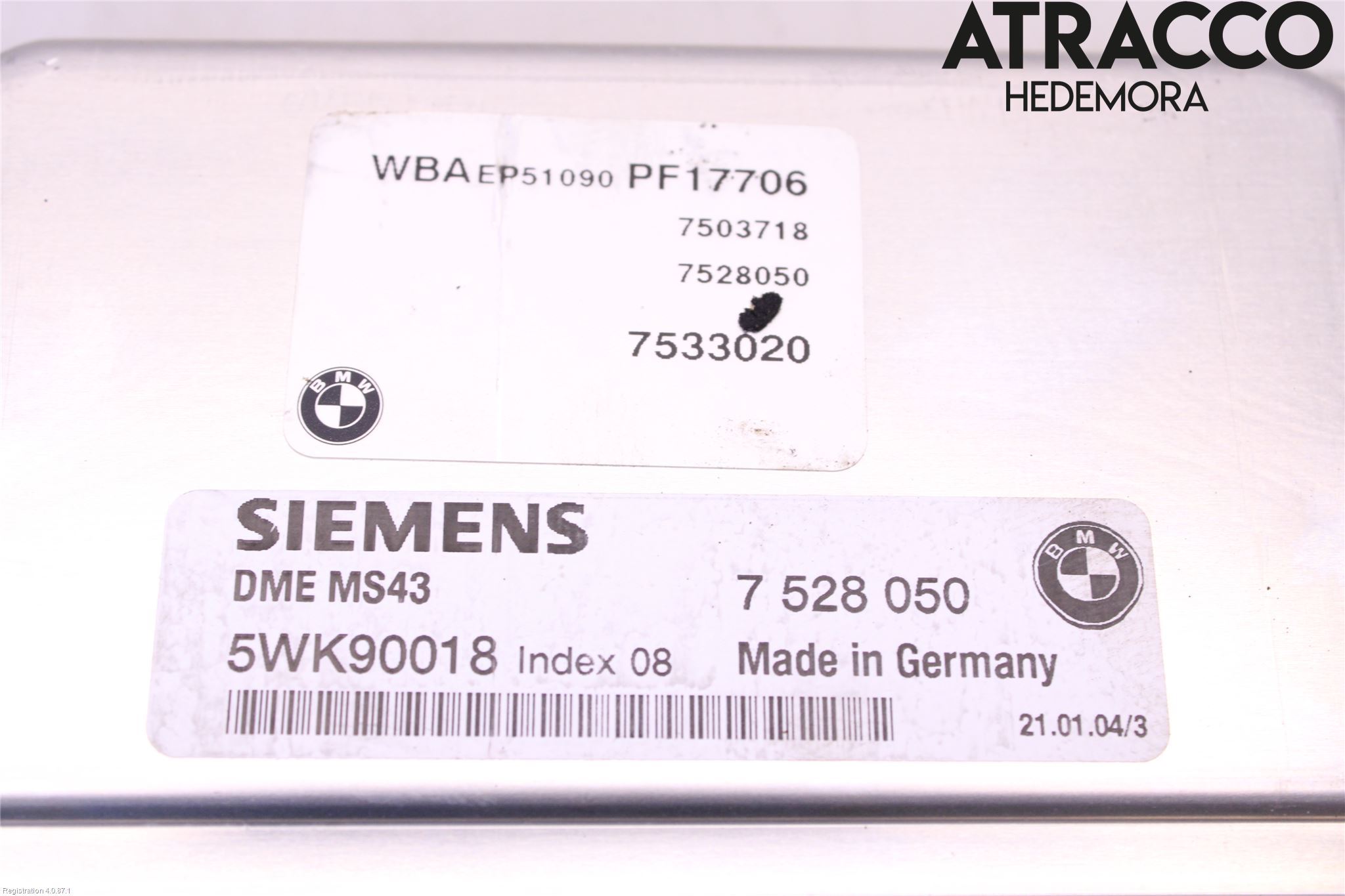 BMW 3 E46      98-05 Styrenhet Insprut Bensin