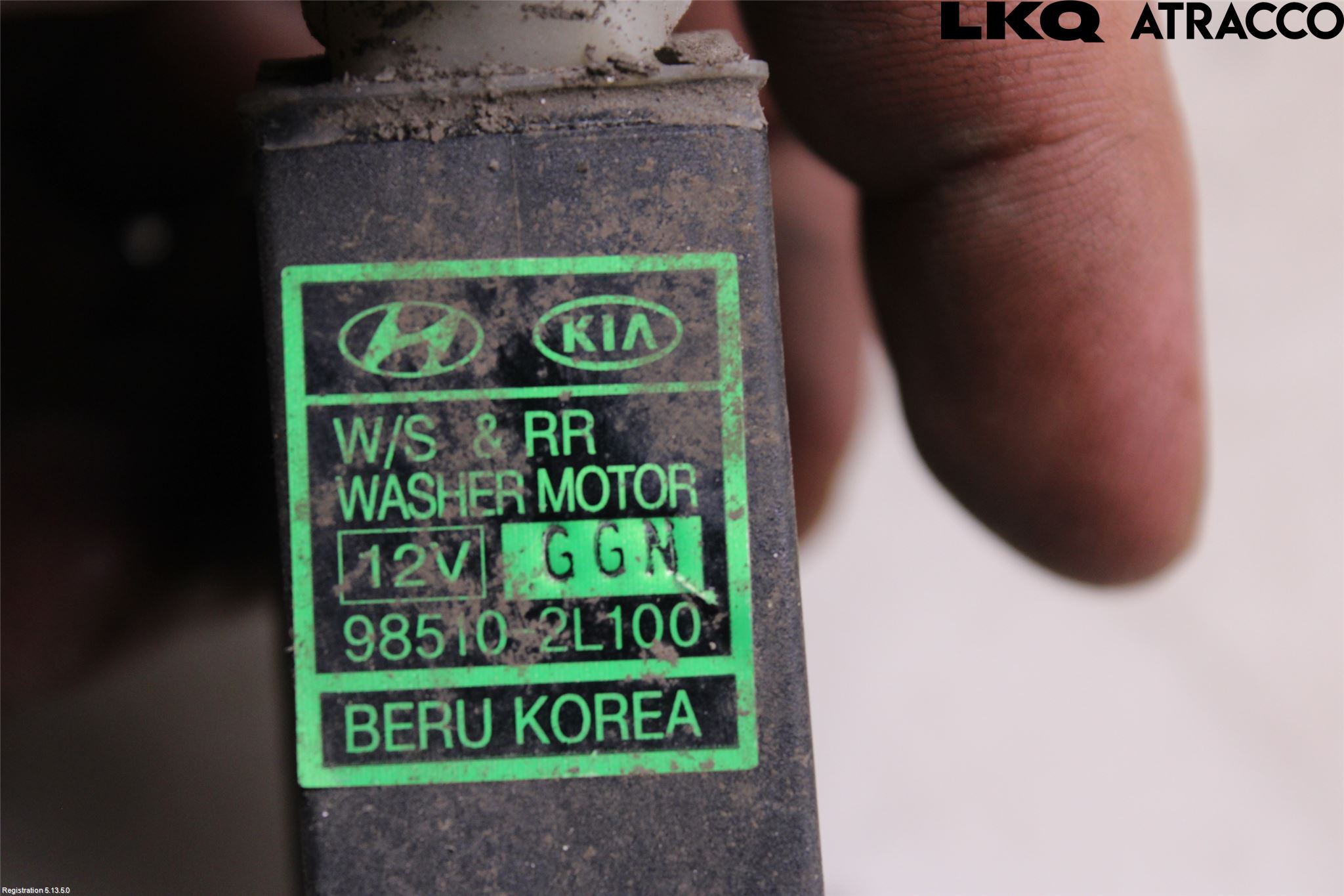 Hyundai i30 FD 07-12 Spolarpump Vindruta