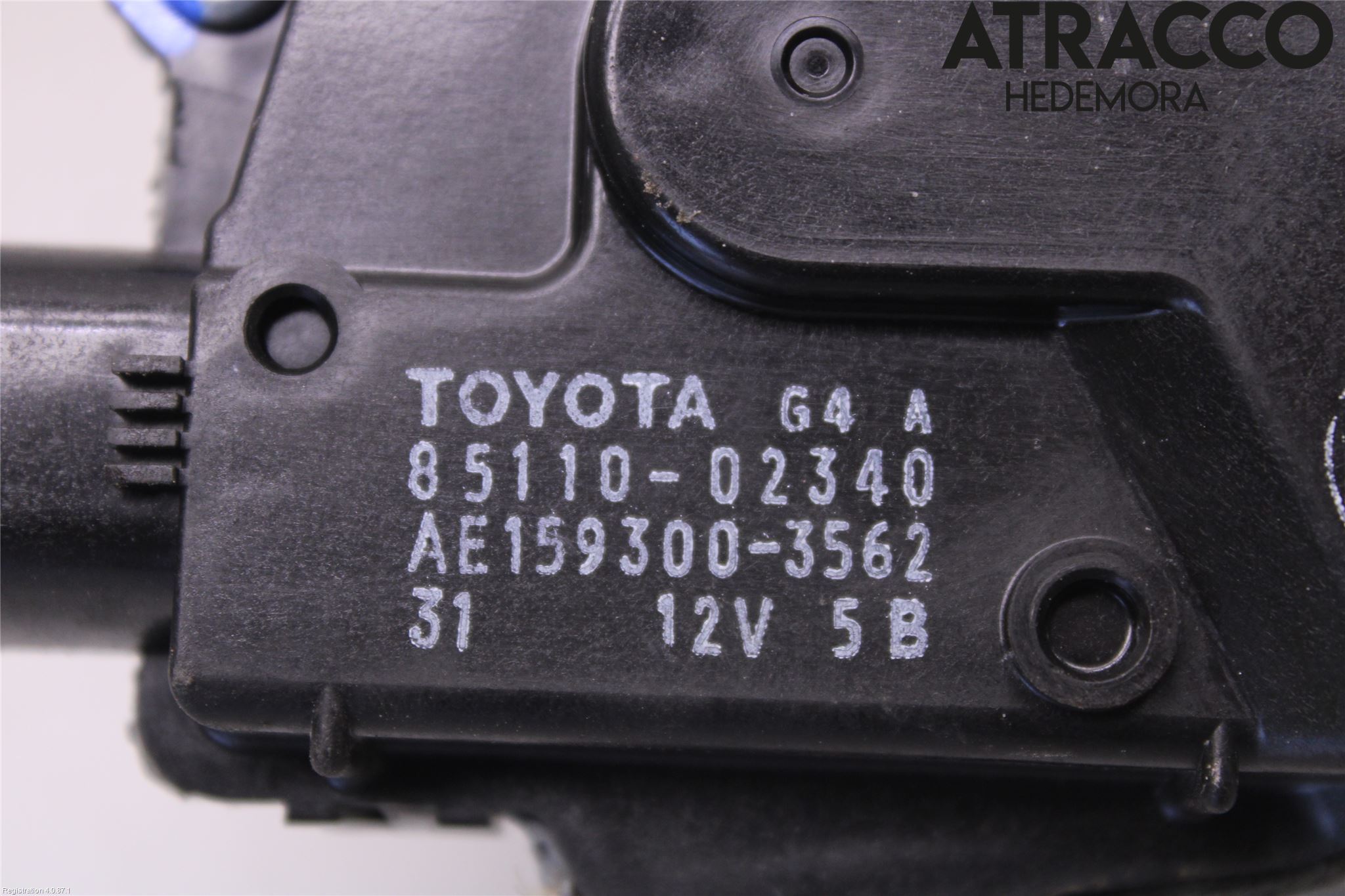 Toyota AURIS 13-19 Torkarmotor Vindruta