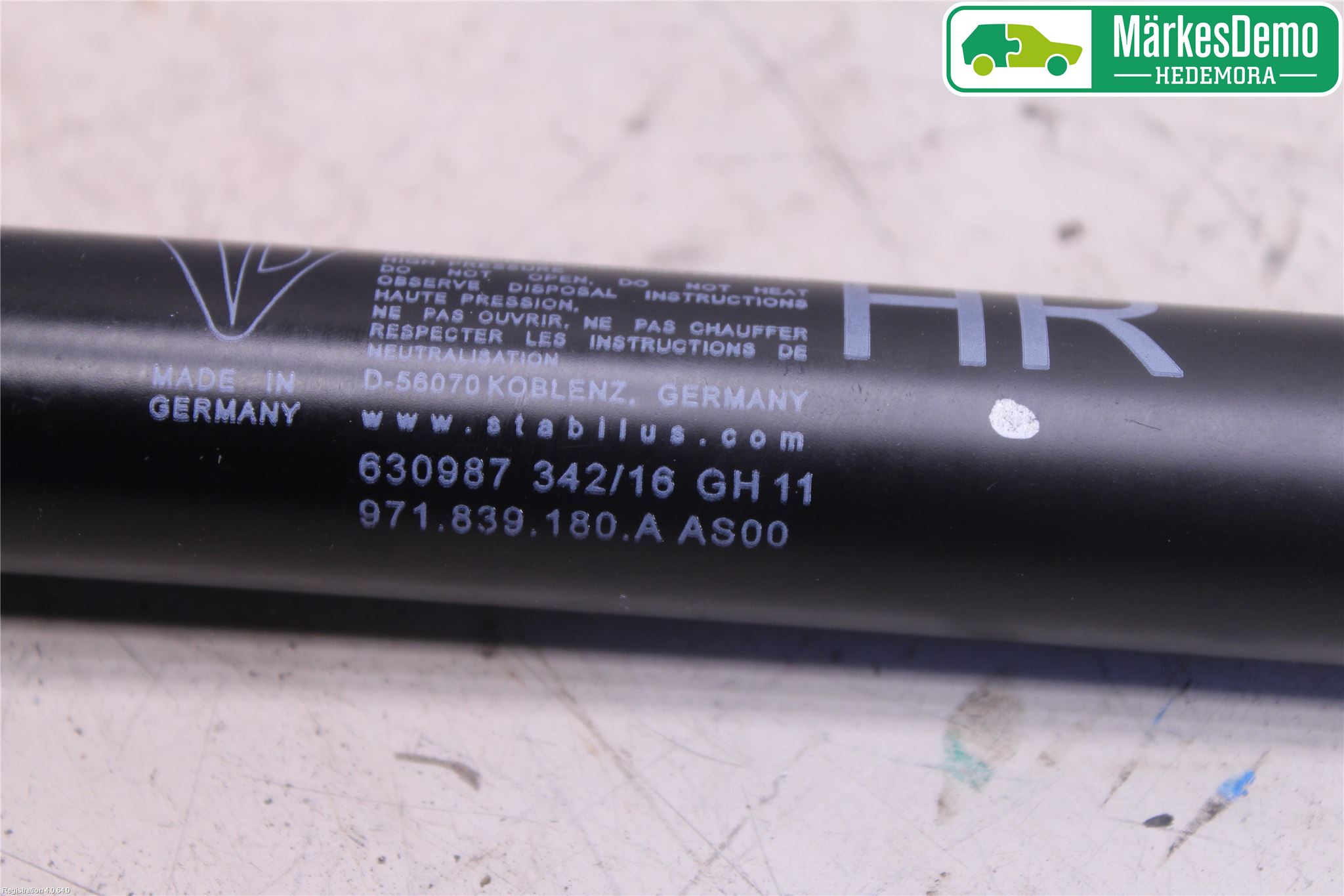 Porsche PANAMERA 09- Dörrstopp