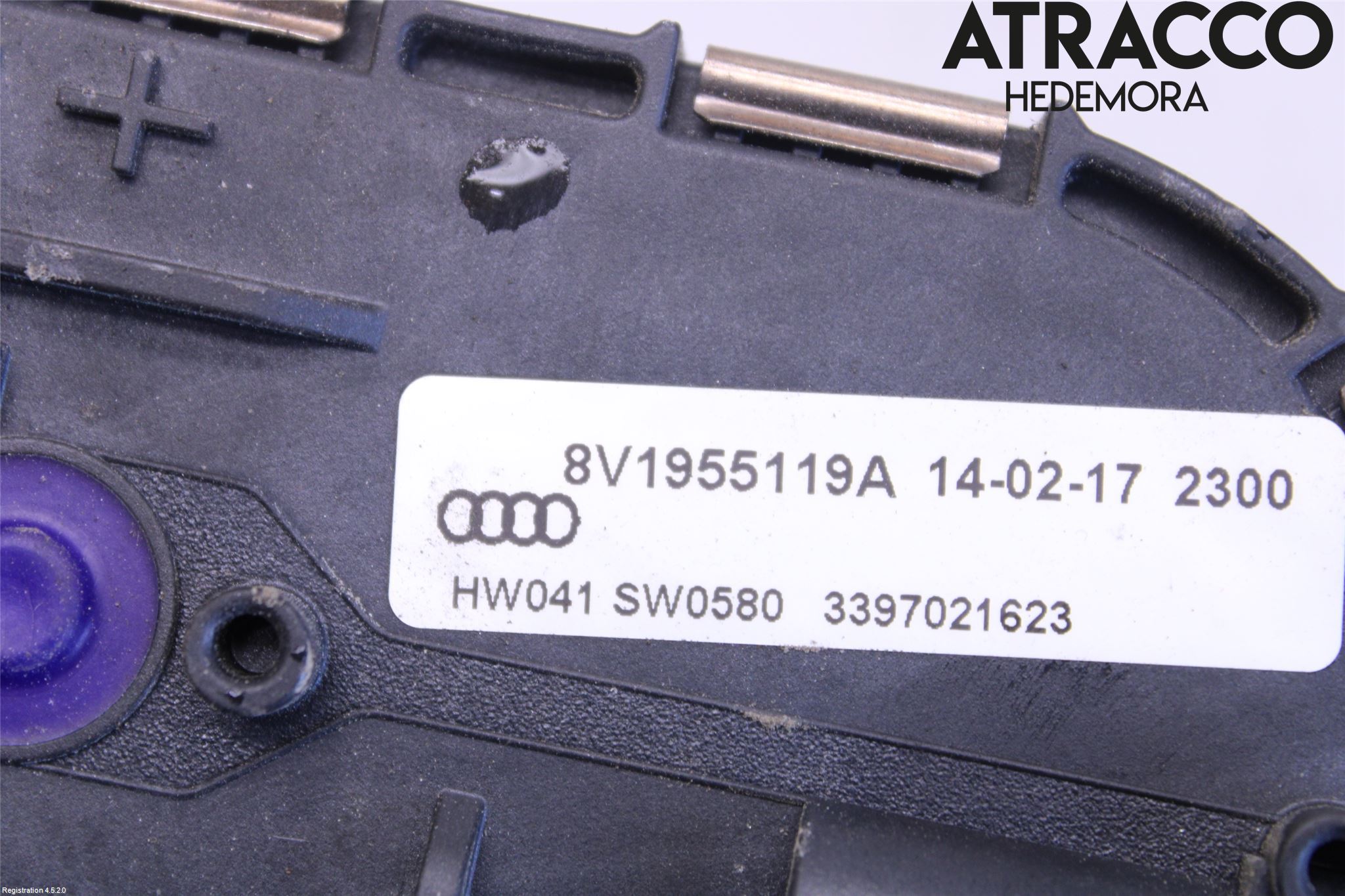 Audi A3/S3 05-13 Torkarmotor Vindruta