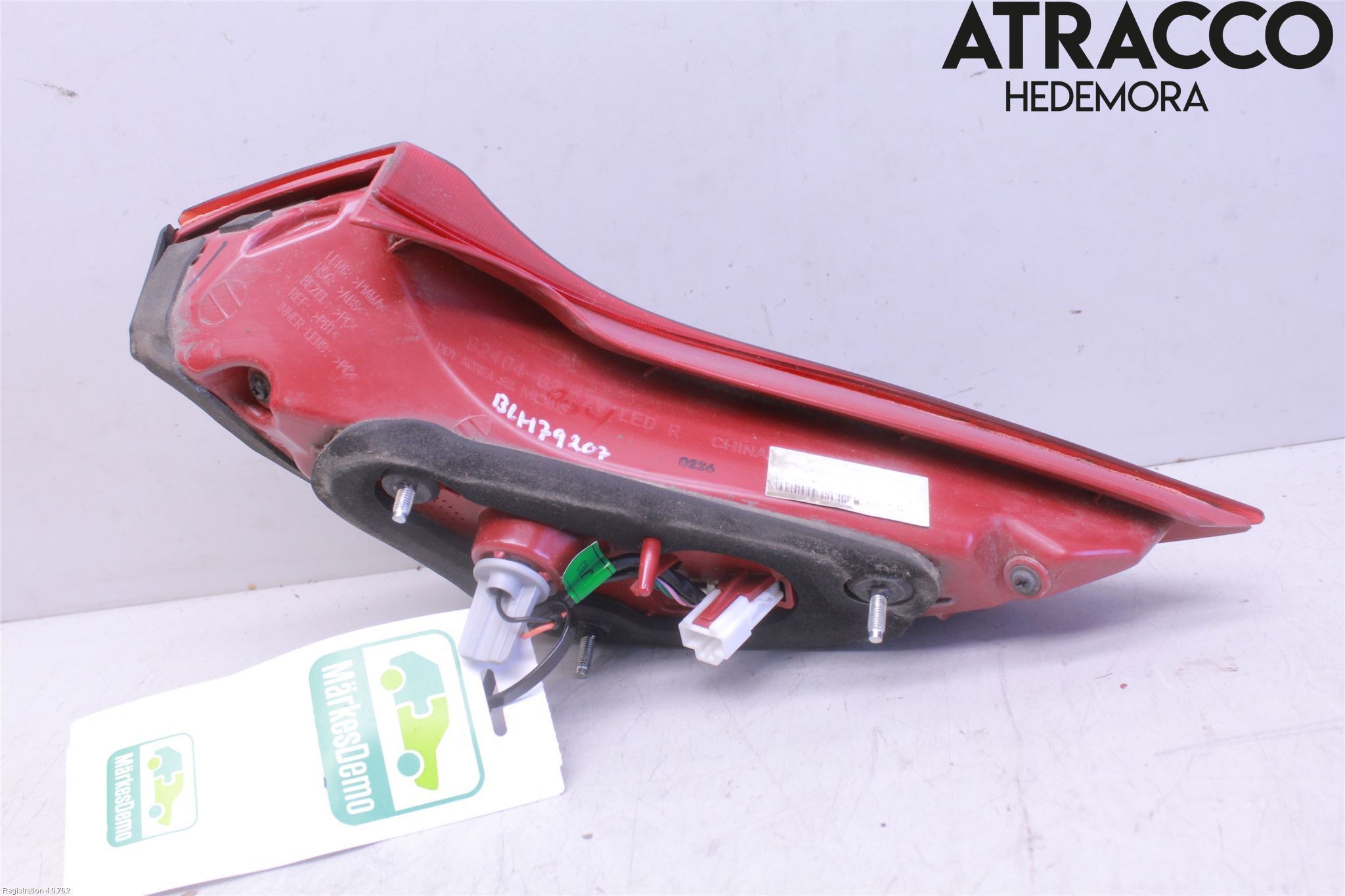 Hyundai IONIQ AE 17-22 Bakljus Lucka Hö