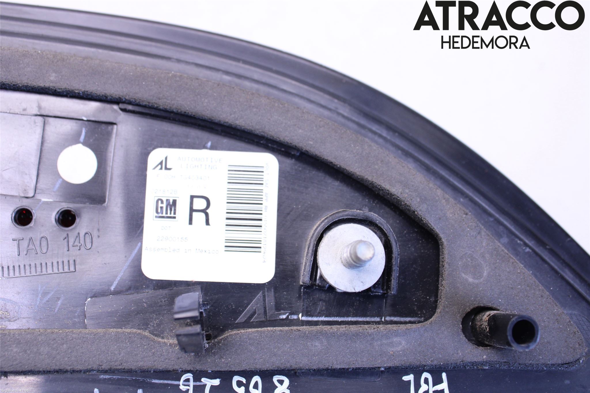 Övriga CHEVROLET VOLT Bakljus Lucka Hö