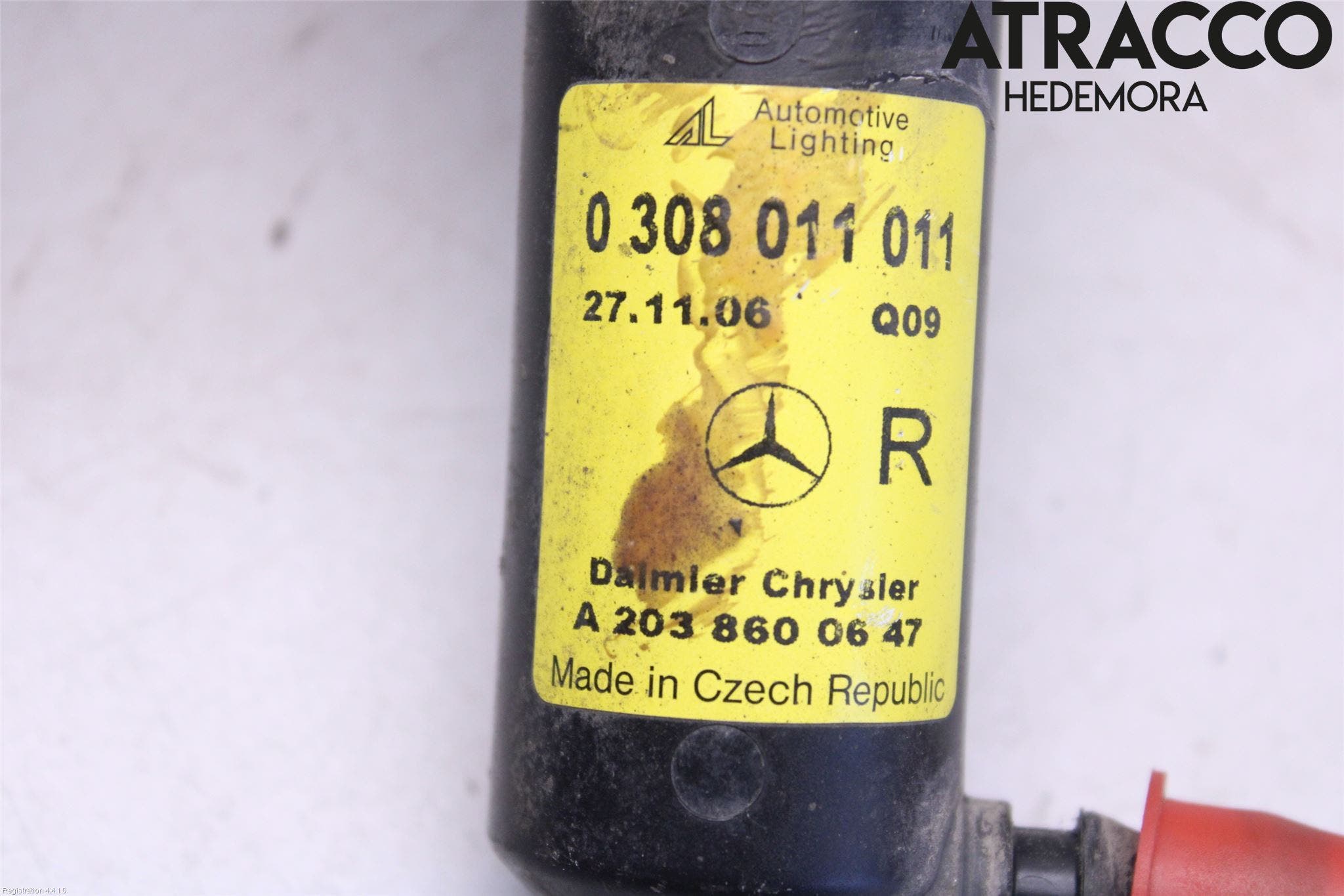 Mercedes-Benz MB C (203) 00-07 Spolarmunstycke Strålkastare