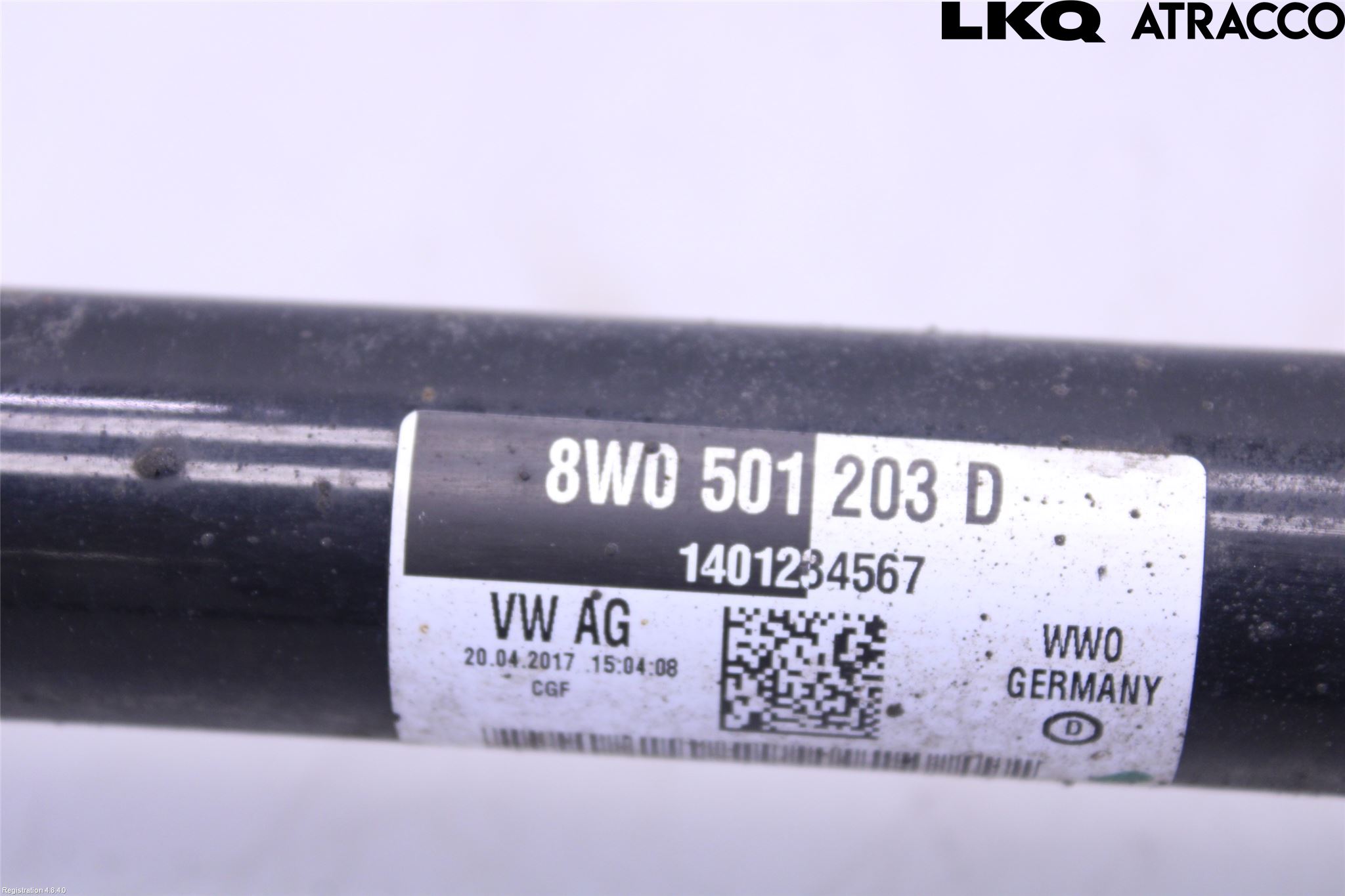 Audi A5 17- Drivaxel Bak Höger