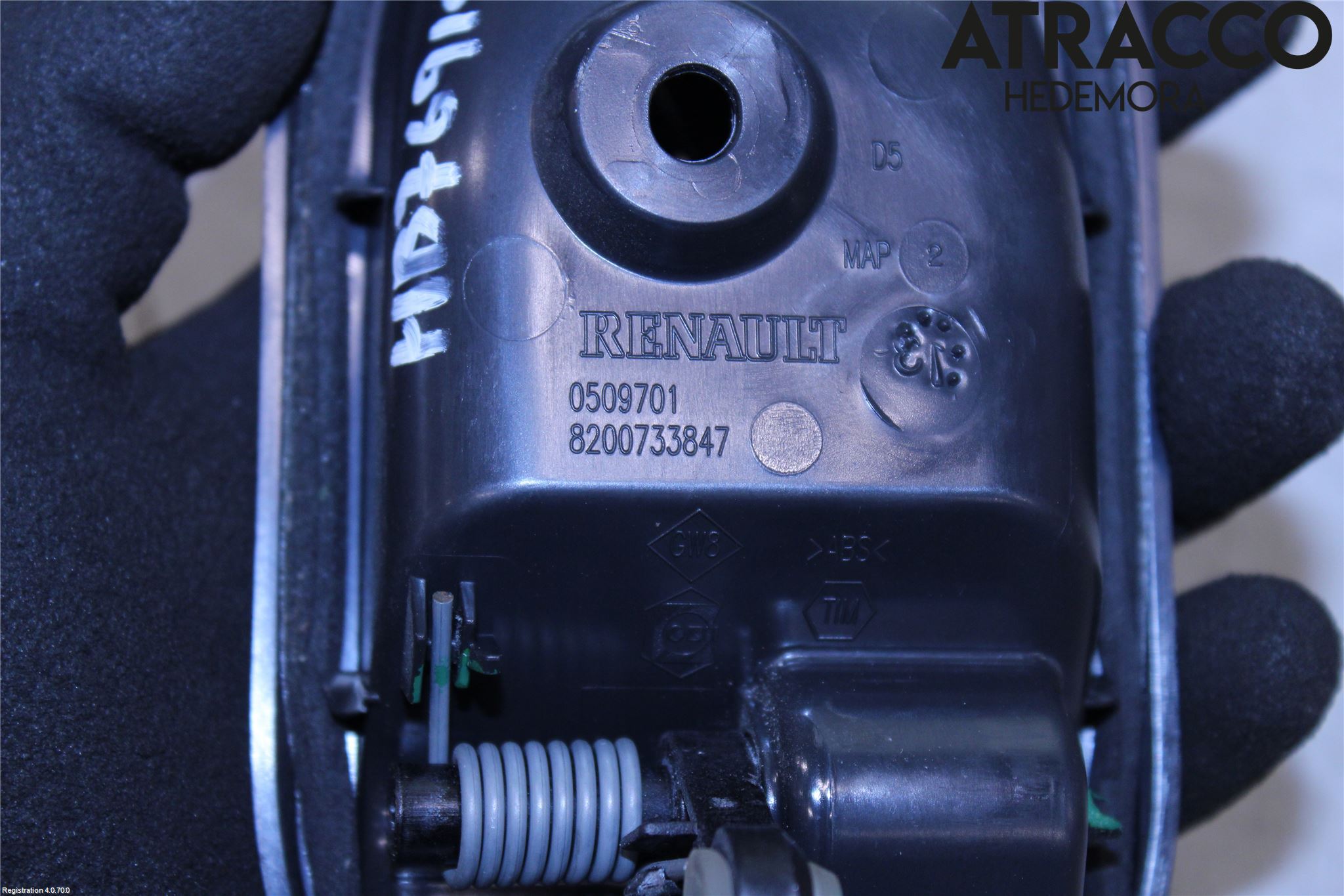 Dacia LODGY 12-18 Dörrhandtag Inre Hö