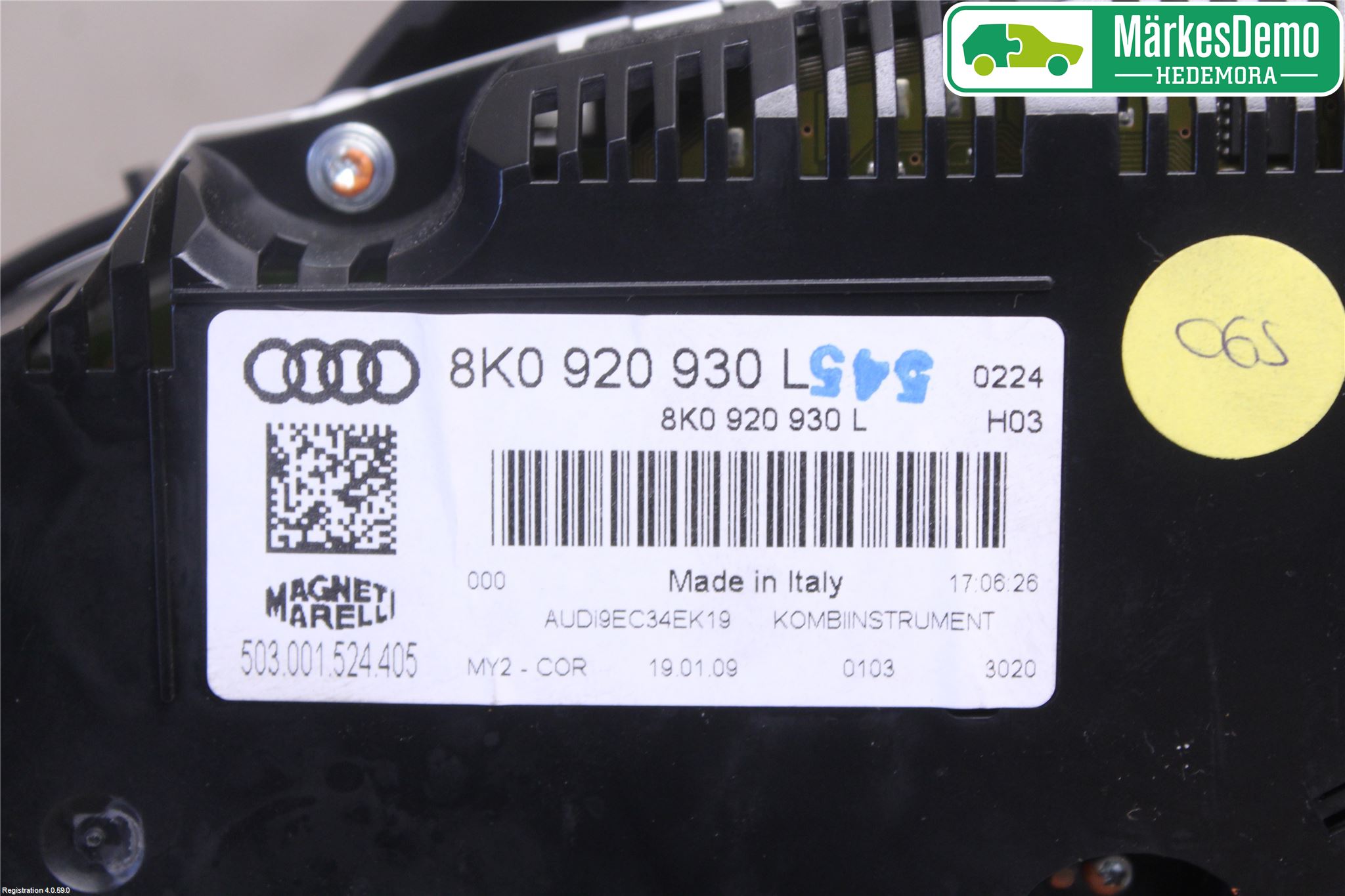 Audi A4/S4 08-11 Instrument Komb