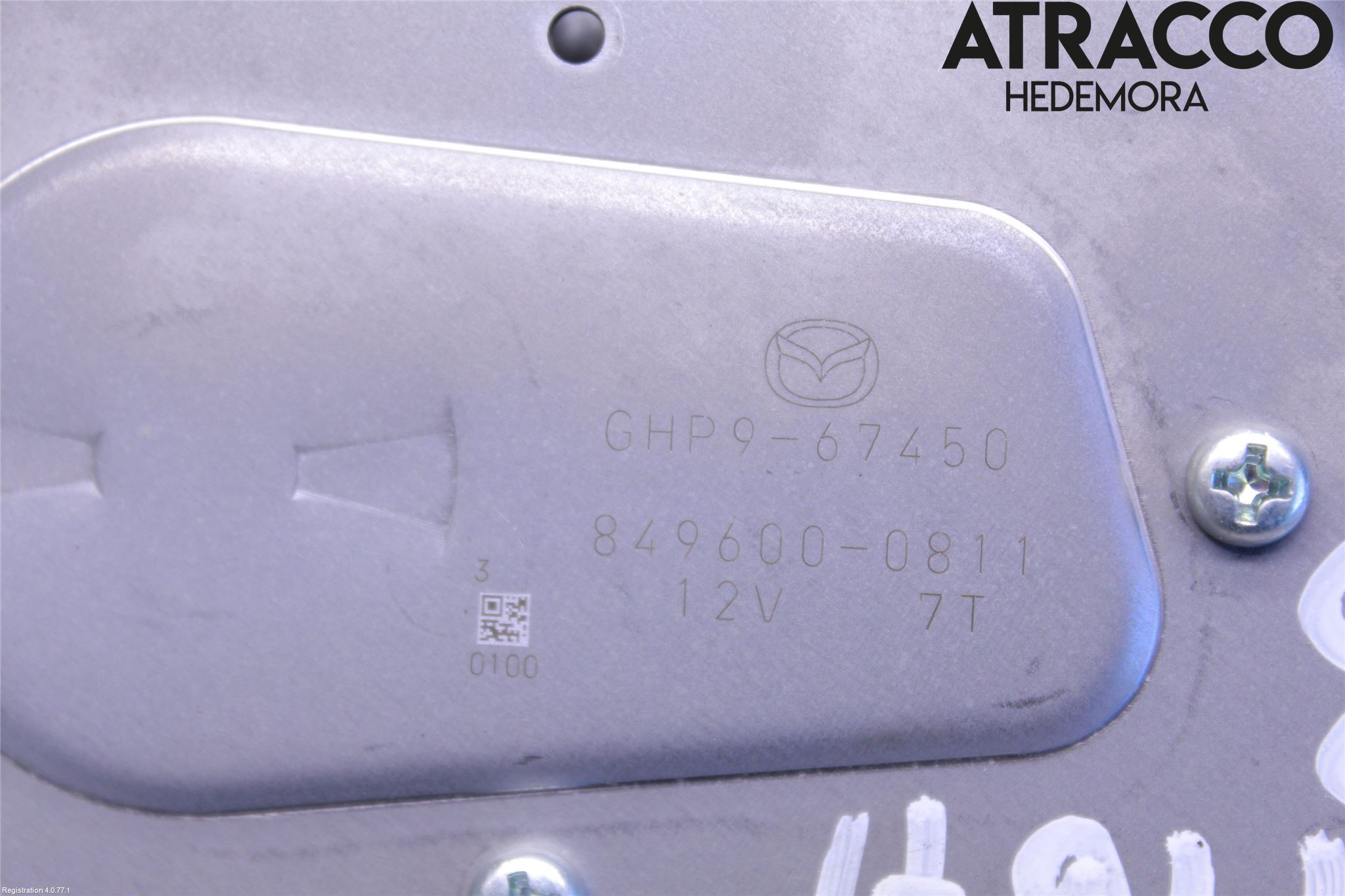 Mazda 6 13- Torkarmotor Baklucka