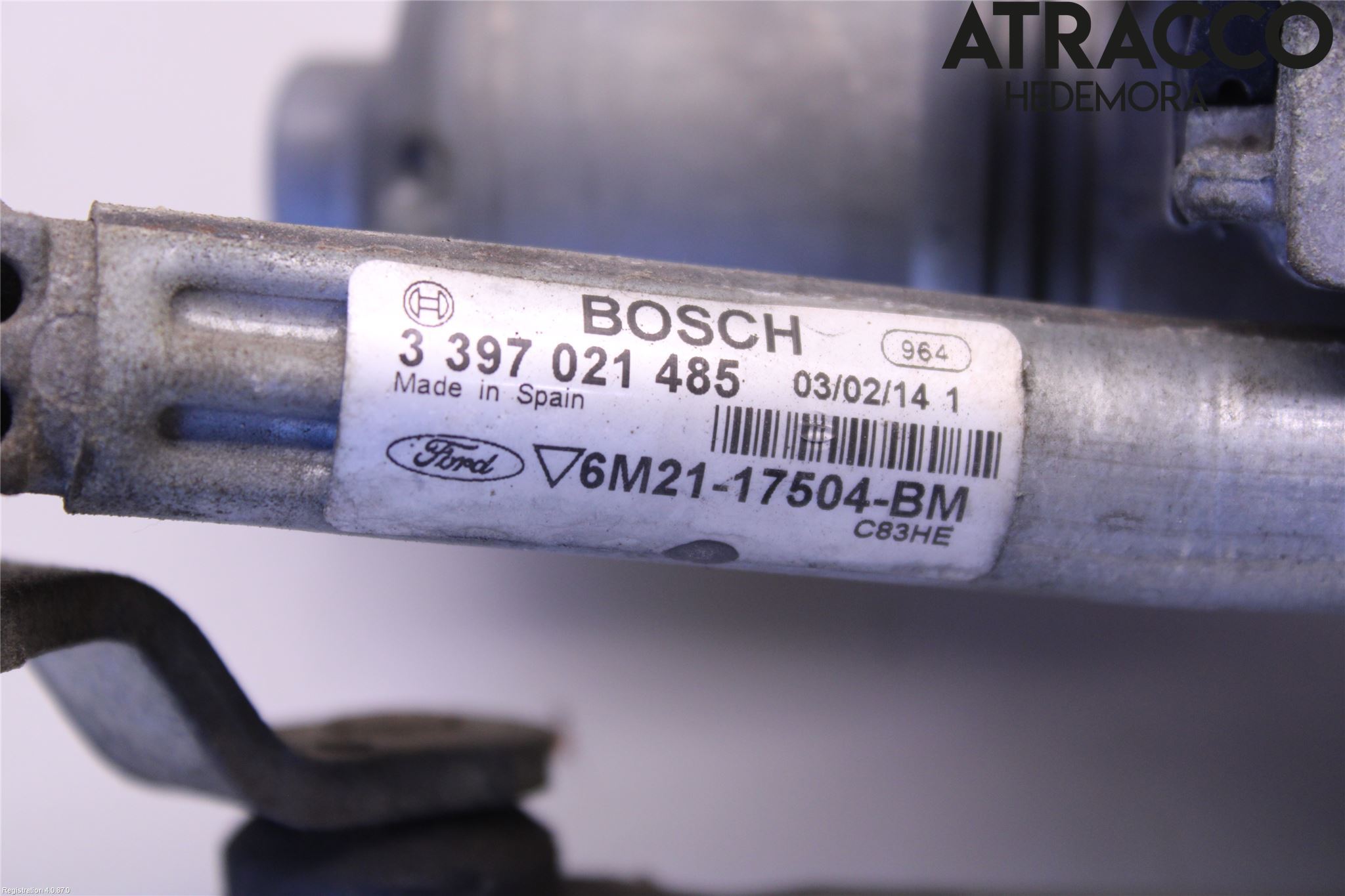 Ford S-MAX 06-15 Torkarmotor Vindruta