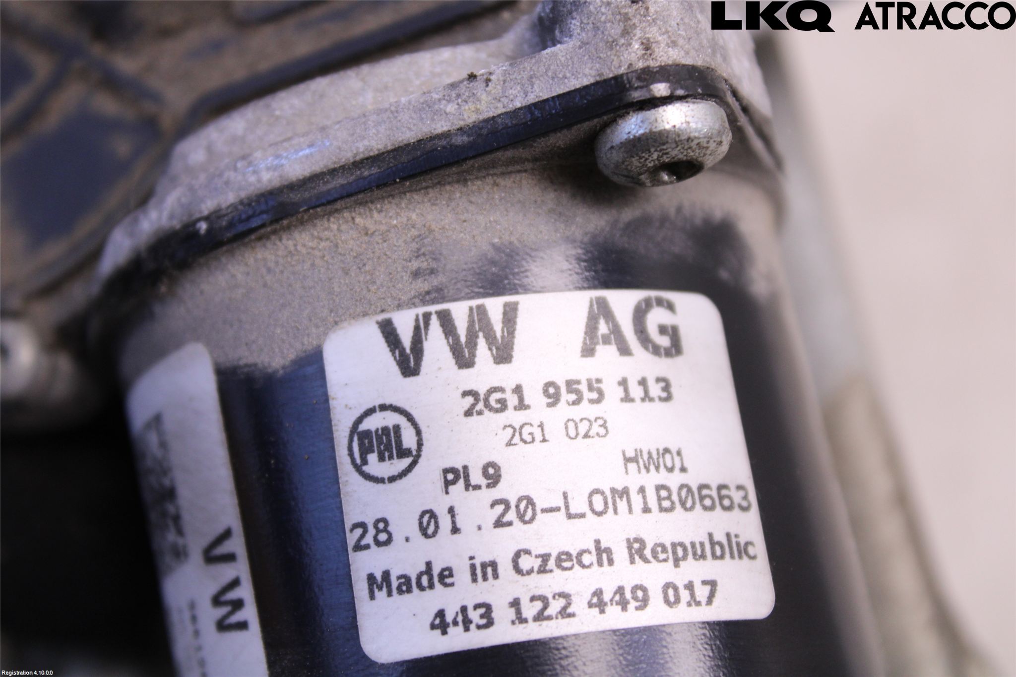Volkswagen VW POLO VI 18->> Torkarmekanism Vindruta