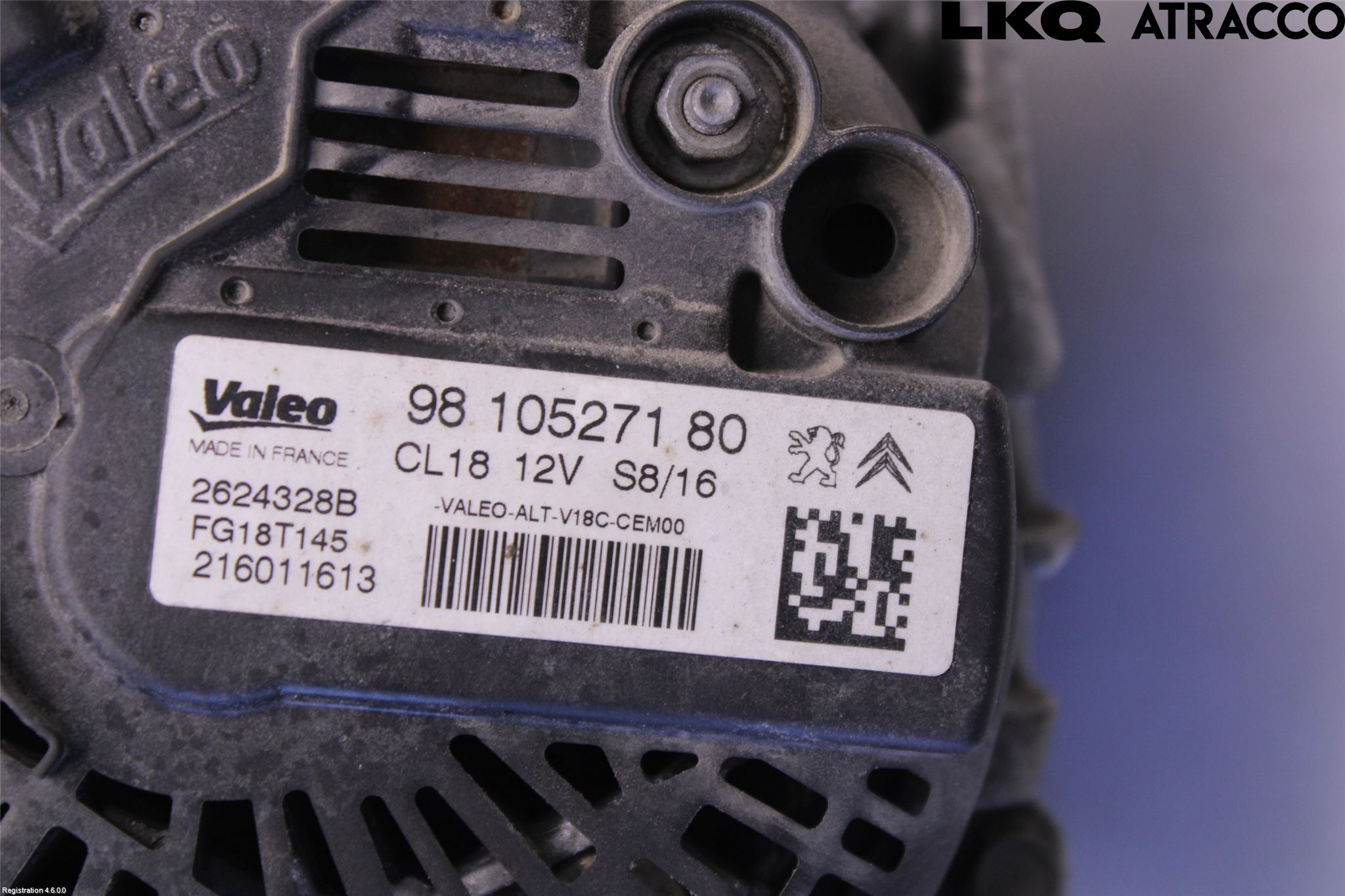 Peugeot PARTNER 16-18 Generator