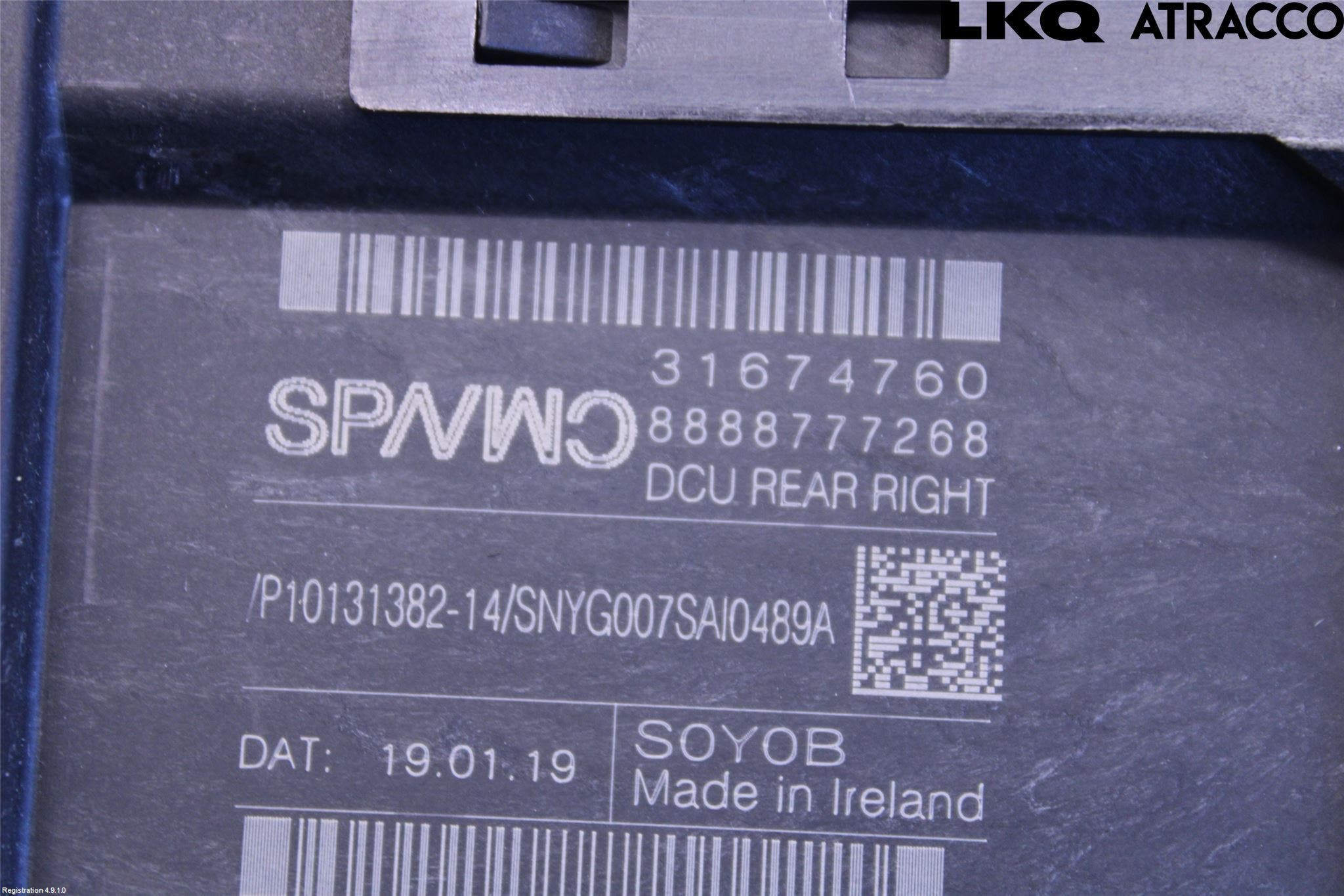 Volvo V60 19- Fönsterhissmotor