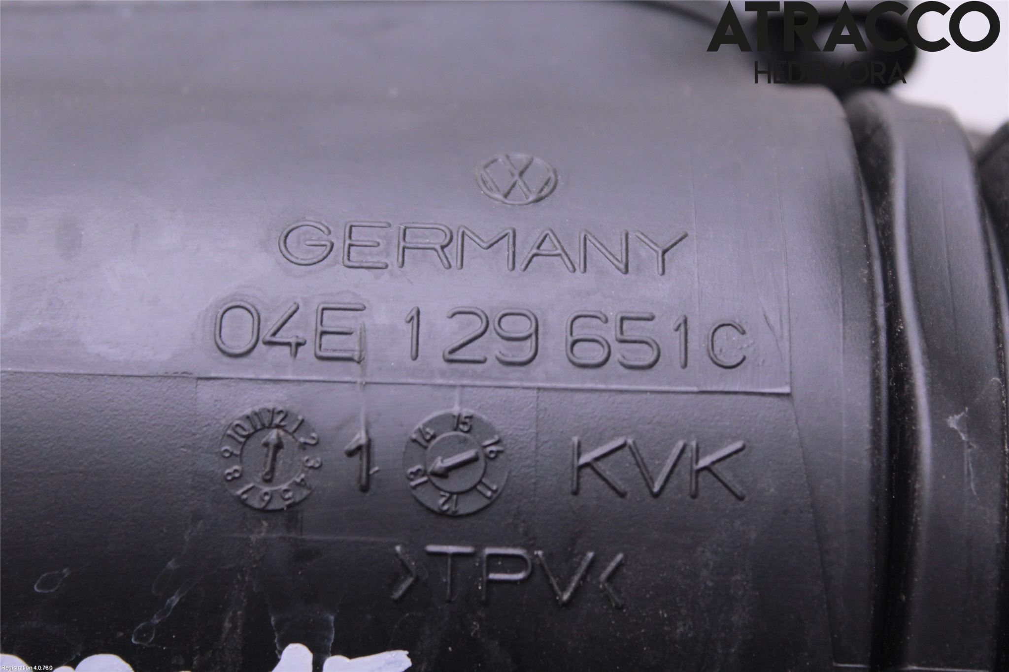 Volkswagen VW GOLF / E-GOLF VII 13-20 Laddluft-Intercoolerrör