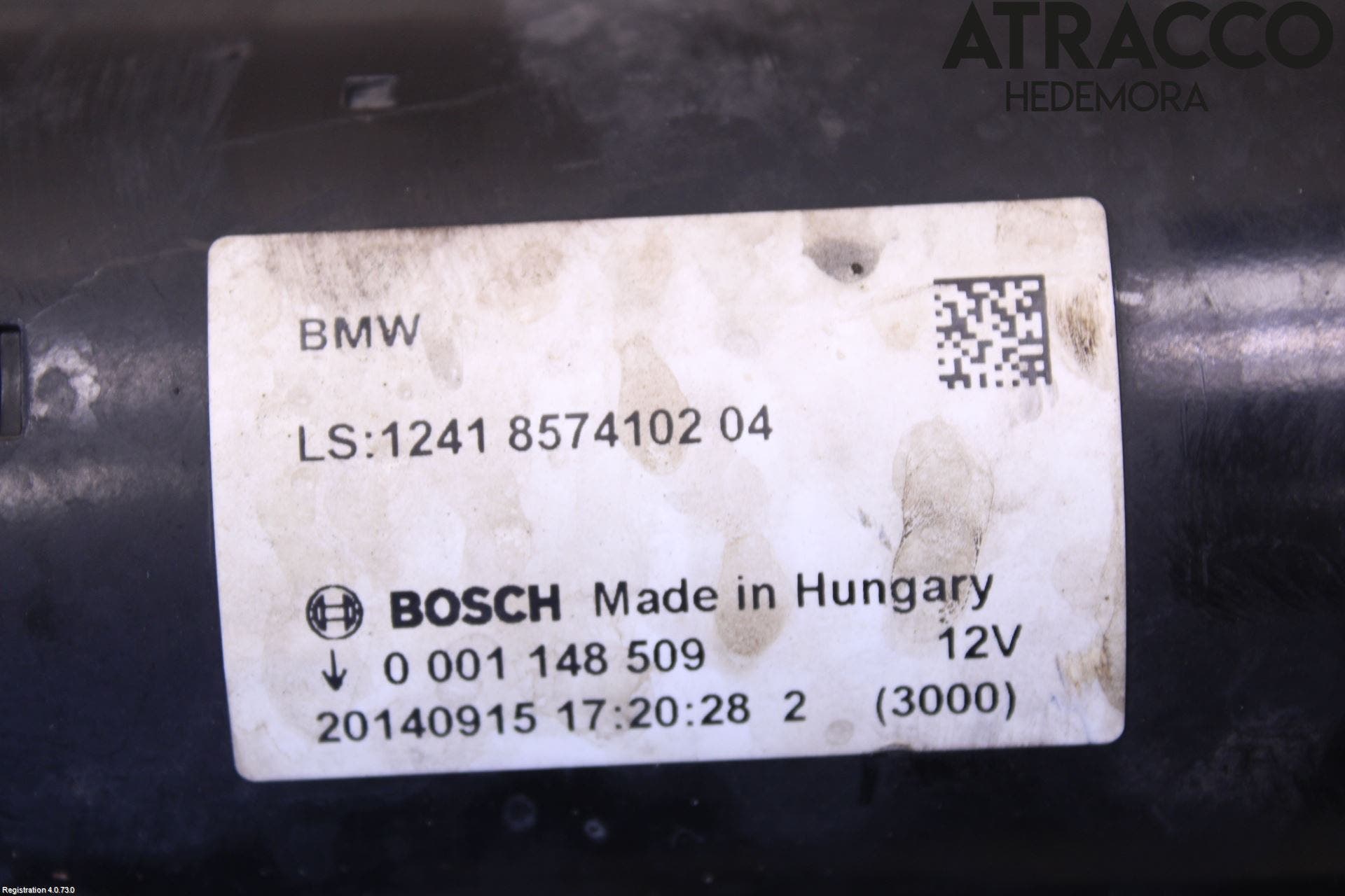 BMW 3 F30/F31/F80 12-19 Startmotor Diesel