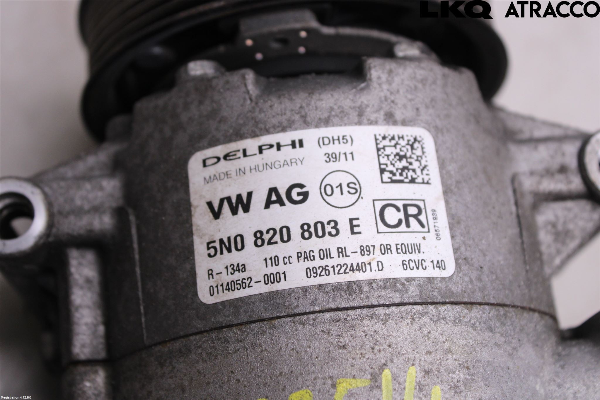 Volkswagen VW PASSAT 11-14 Ac Kompressor