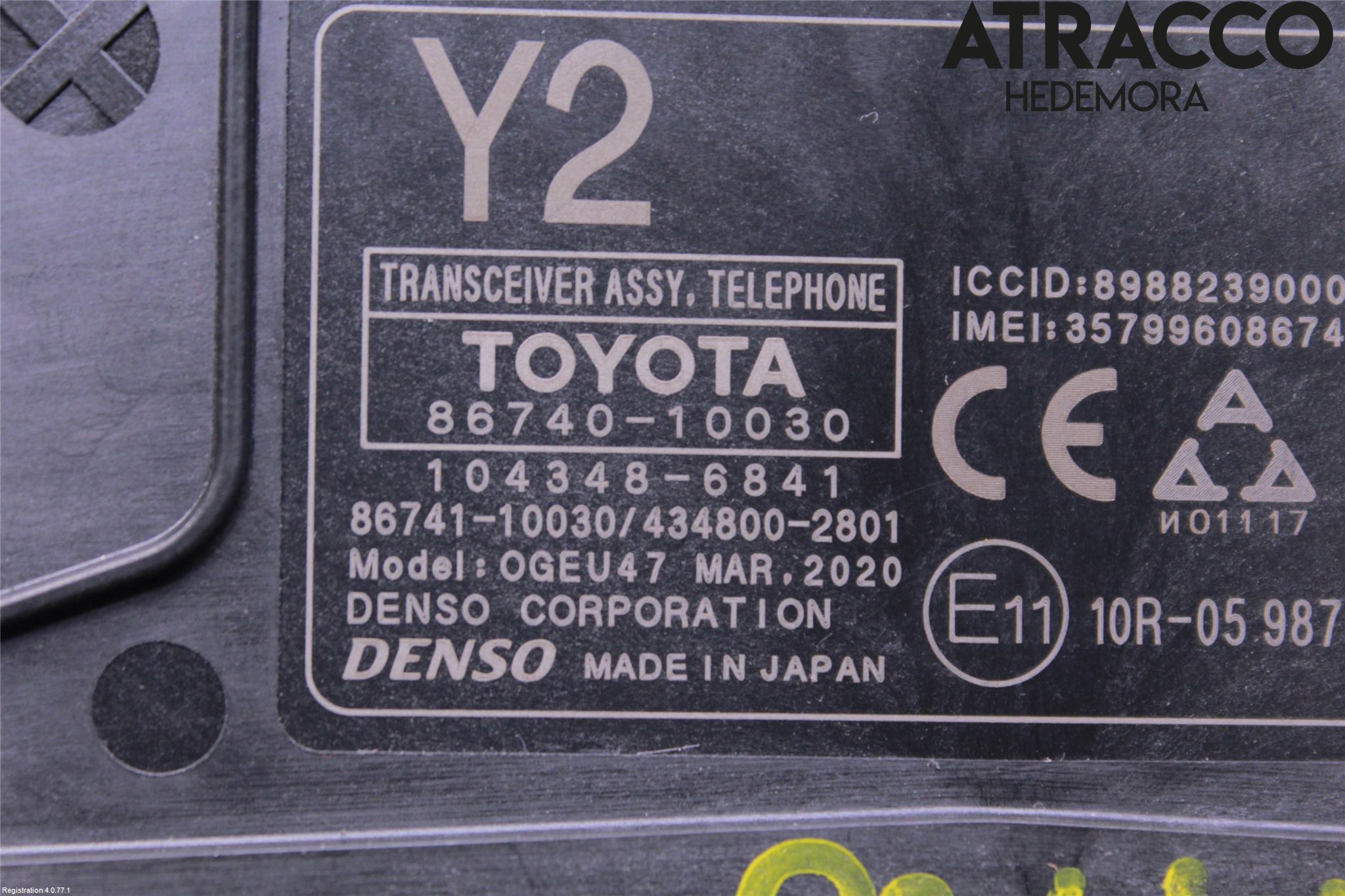 Toyota C-HR 16-23 Styrenhet Övrigt