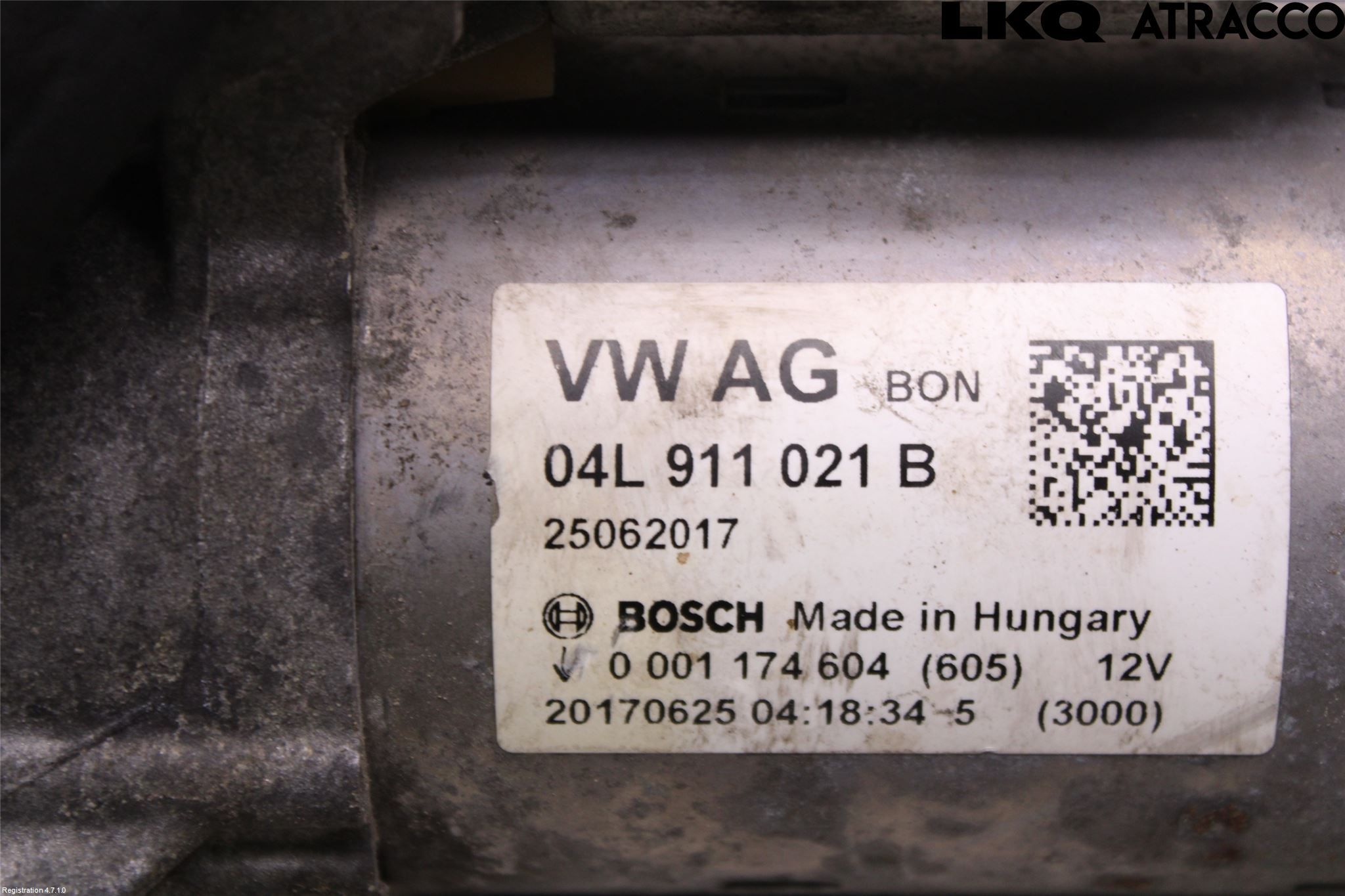 Audi A4/S4 B9 16-19 Startmotor Diesel