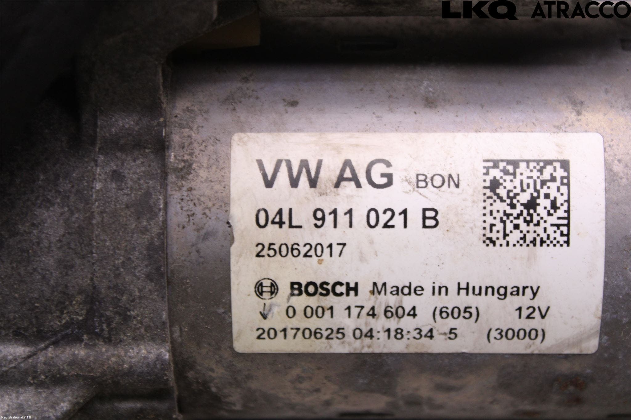 Audi A4/S4 B9 16-19 Startmotor Diesel