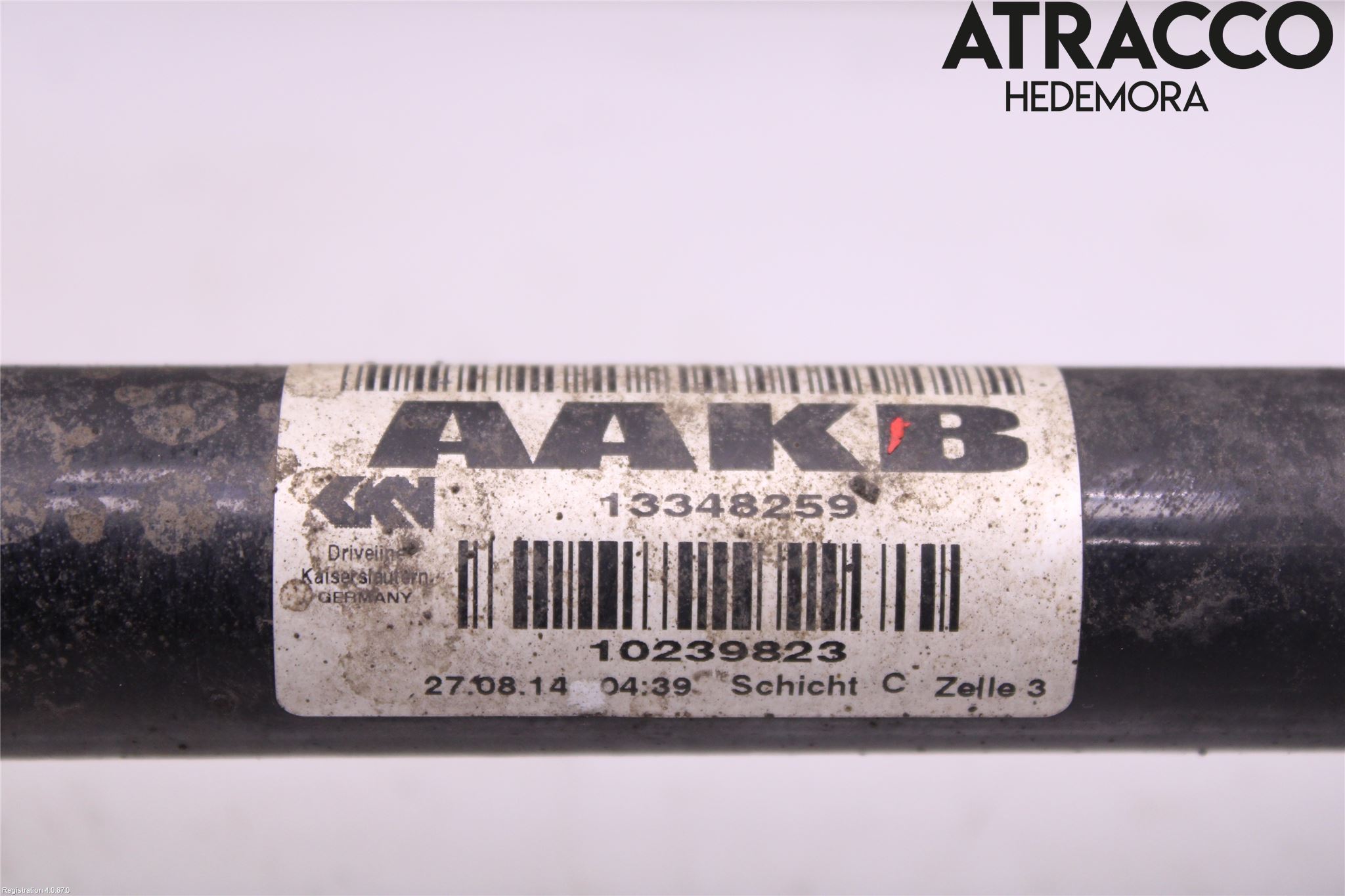 Opel INSIGNIA 09-16 Drivaxel Fram Vänster