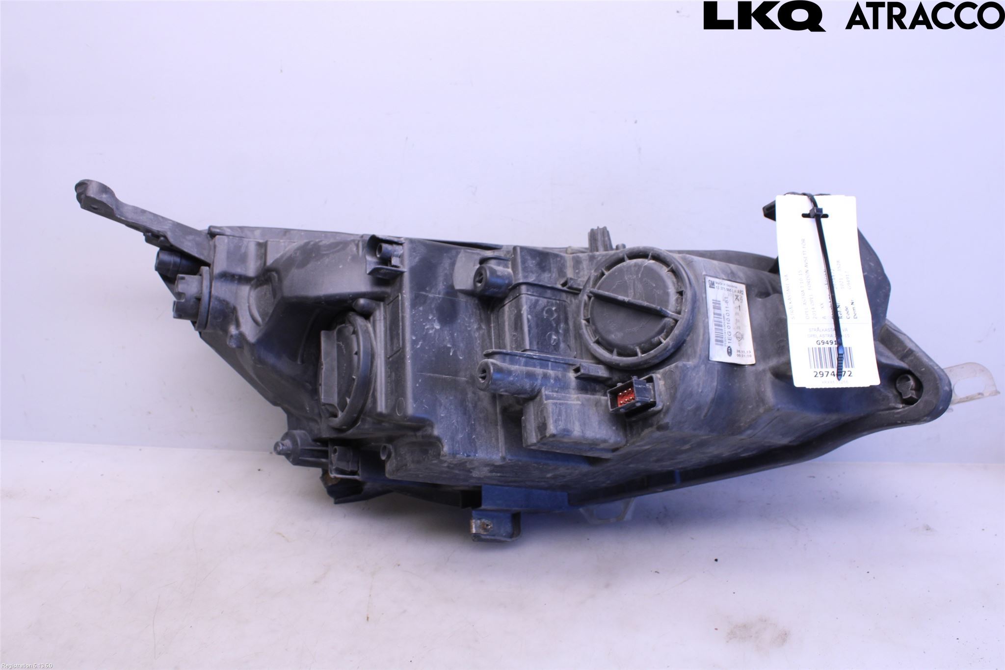 Opel ASTRA J 10-15 Strålkastare Vänster