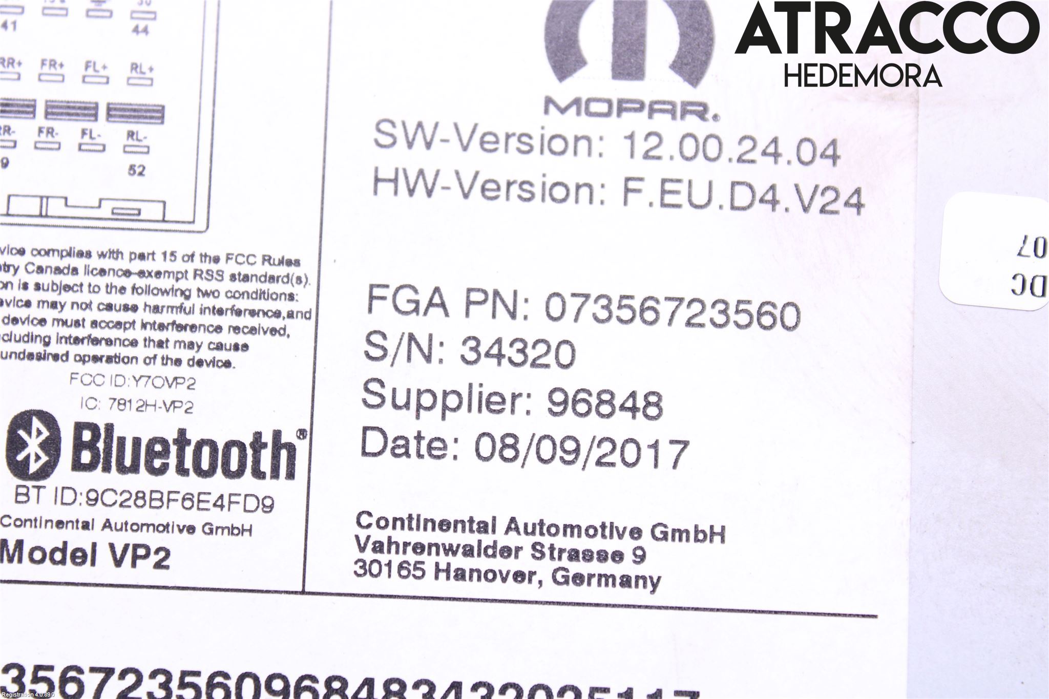 Fiat 500X 15- Cd Radio - Multimediapanel