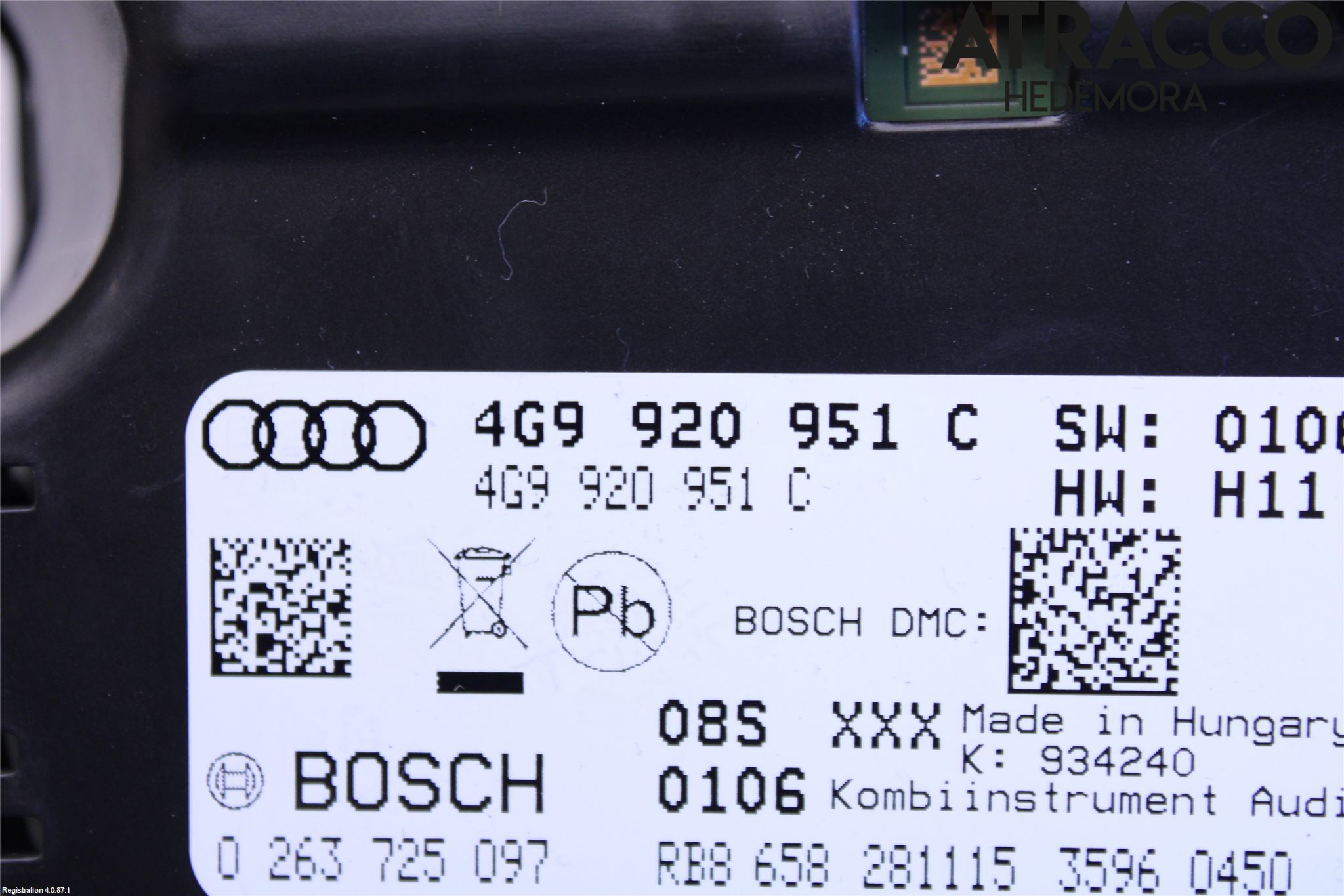 Audi A6 ALLROAD 12-18 Instrument Komb