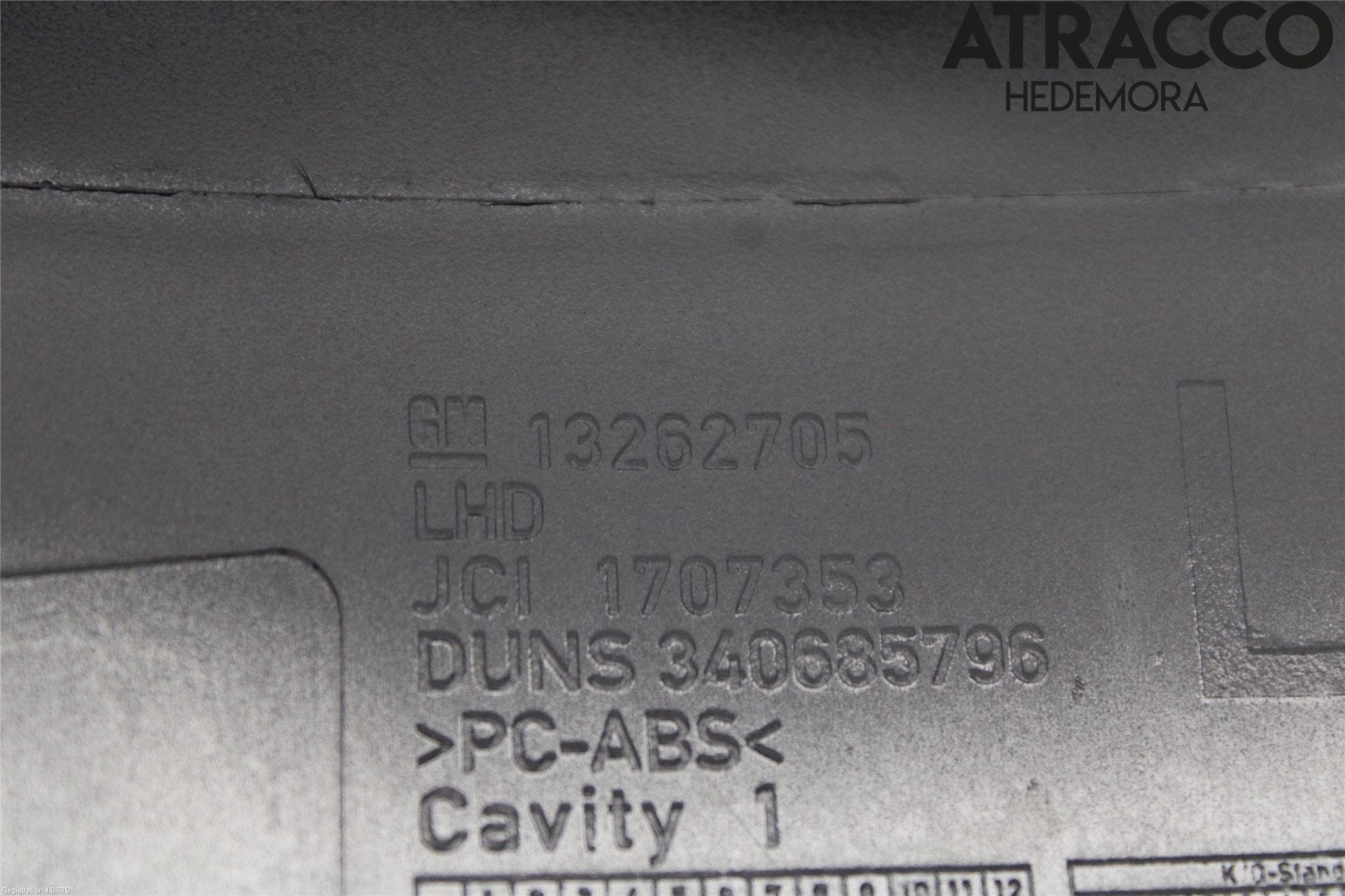 Opel ASTRA J 10-15 Instrumentsarg