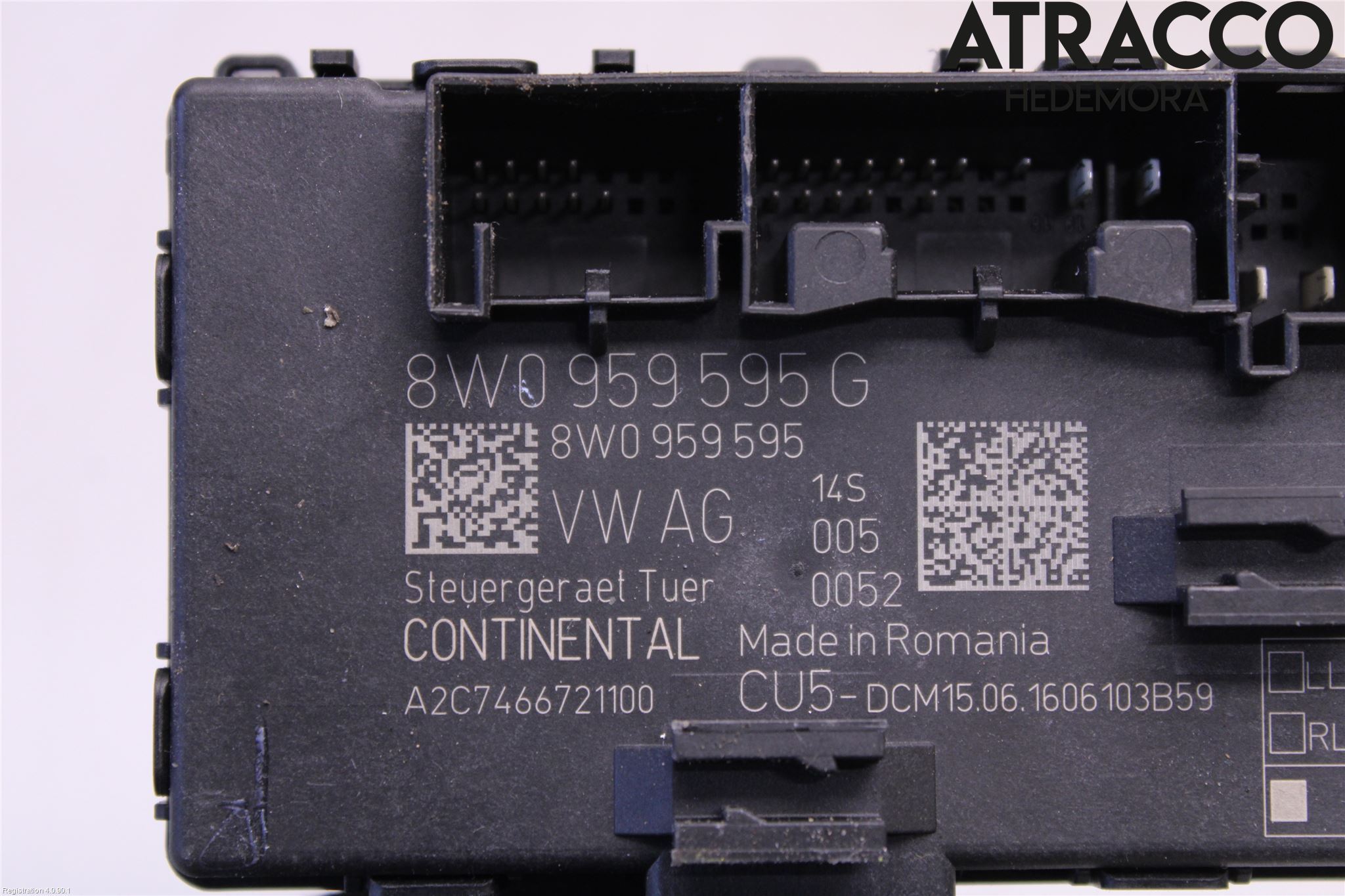 Audi A4/S4 B9 16-19 Styrenhet Dörr