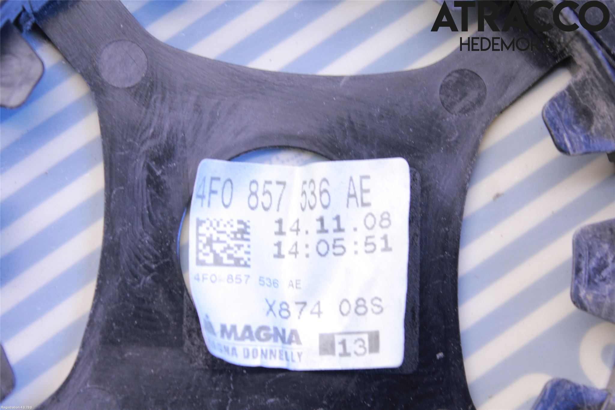 Audi A4/S4 08-11 Spegelglas Hö