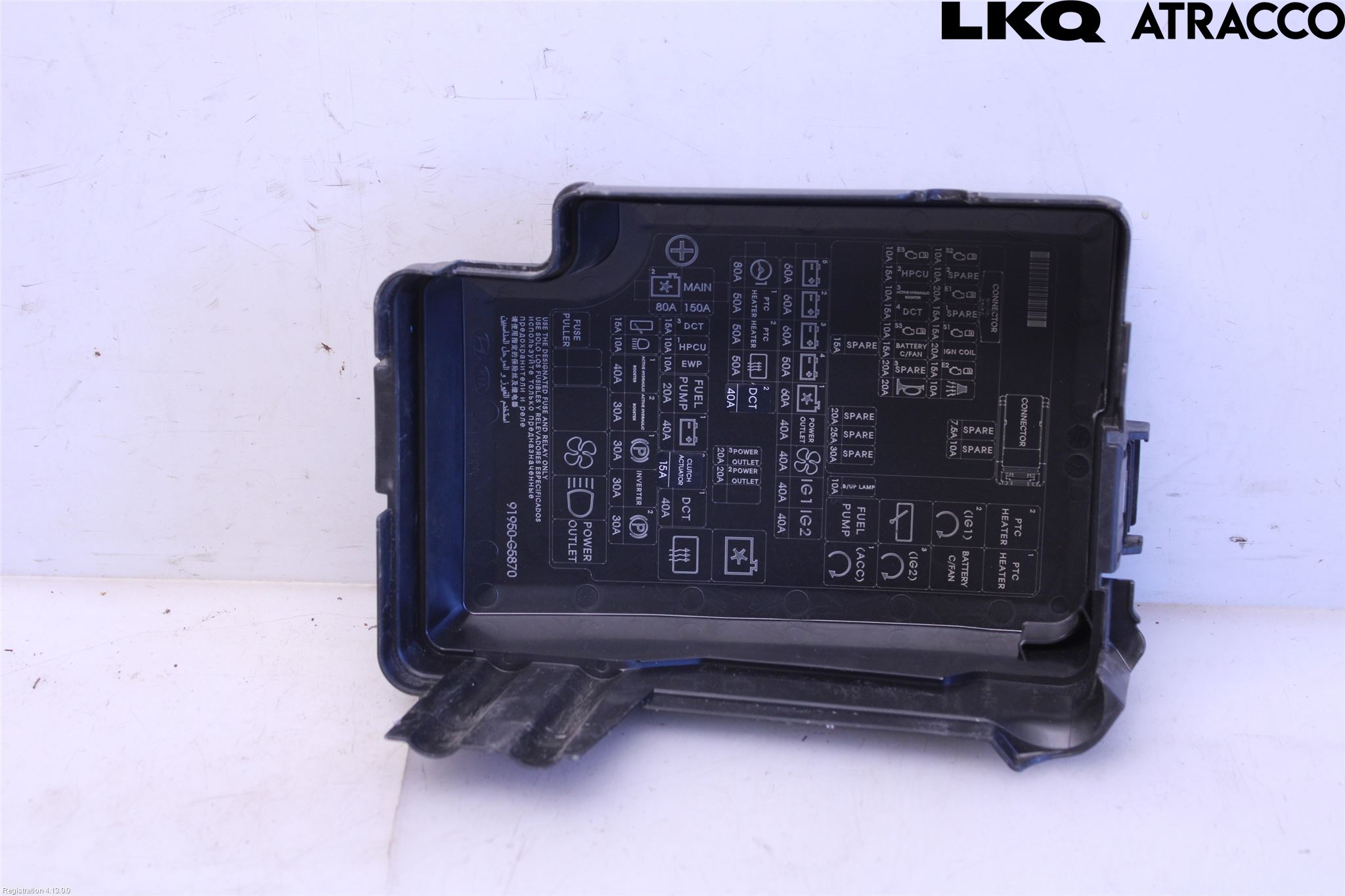 Kia NIRO (DE) 17-22 Batterilåda-Fäste-Hållare