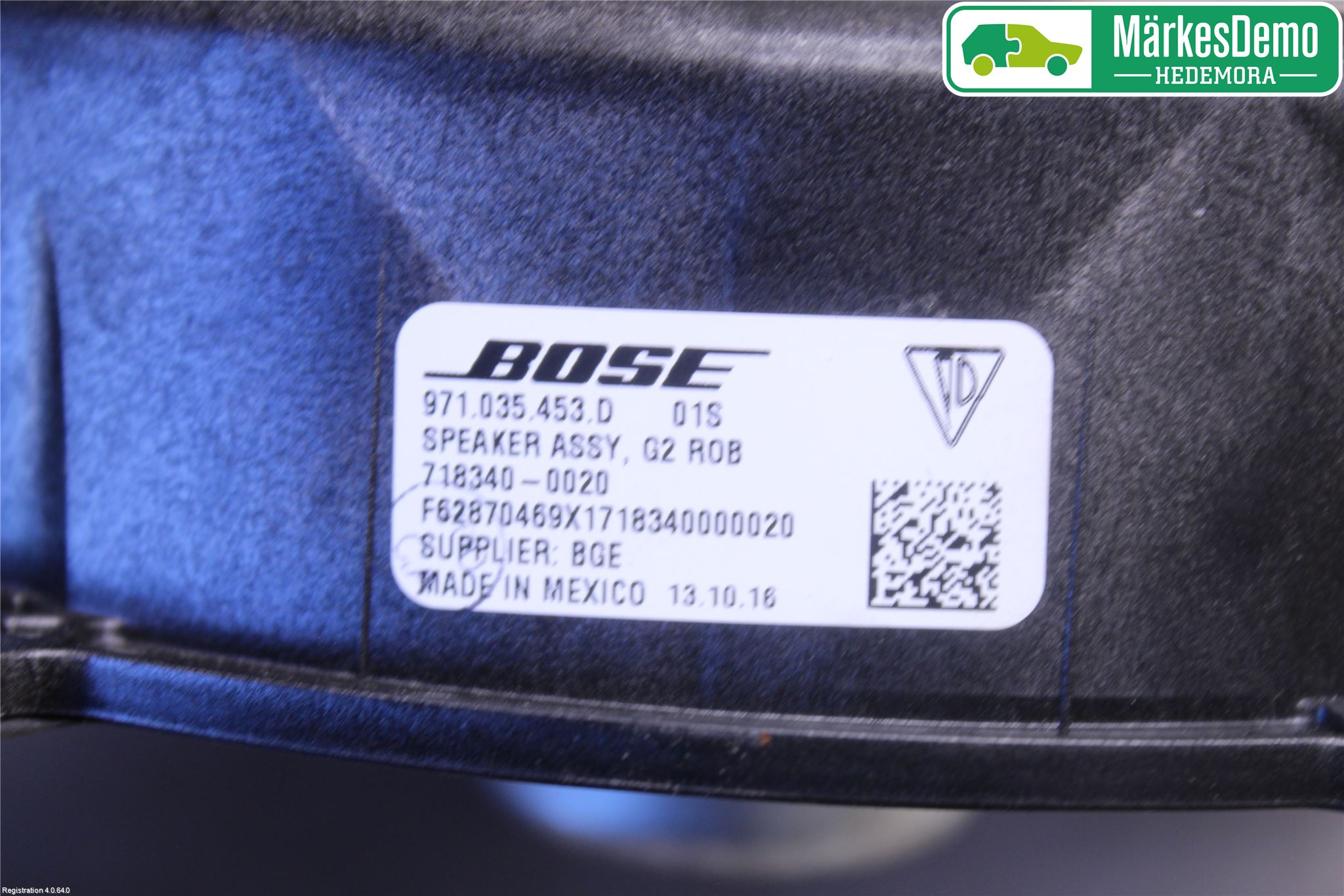 Porsche PANAMERA 09- Högtalare