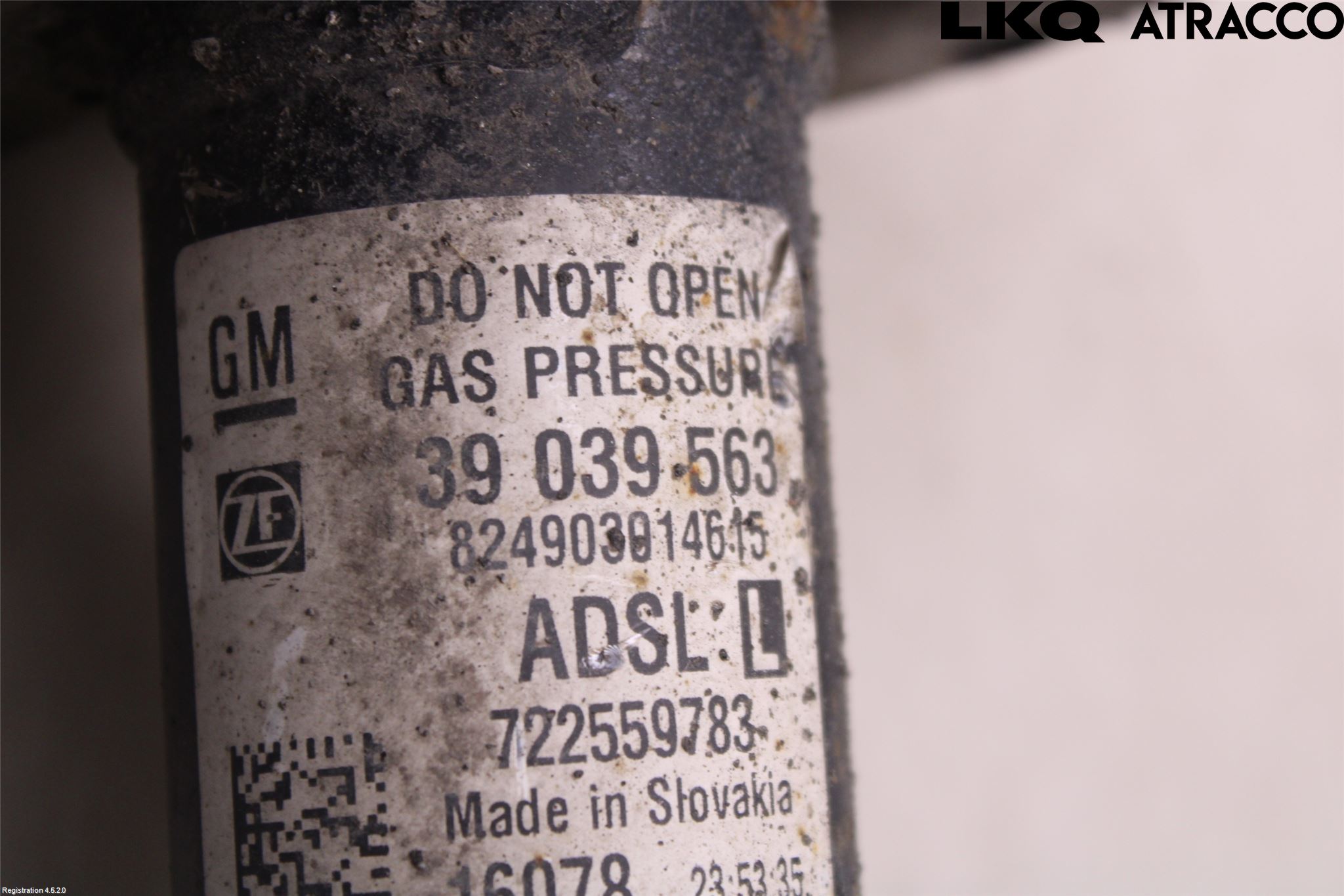 Opel ASTRA K 16-22 Fjäderben Fram Vänster