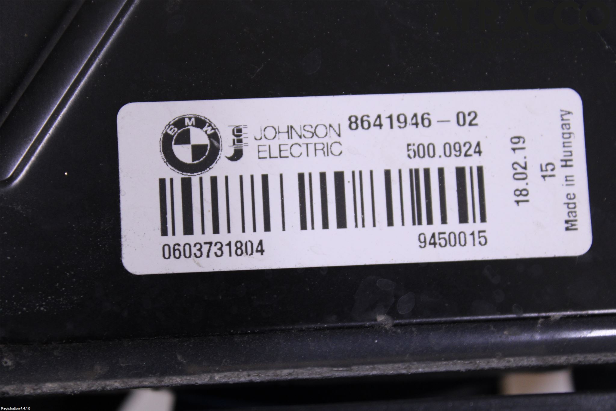 BMW 3 F30/F31/F80 12-19 Kylfläkt El