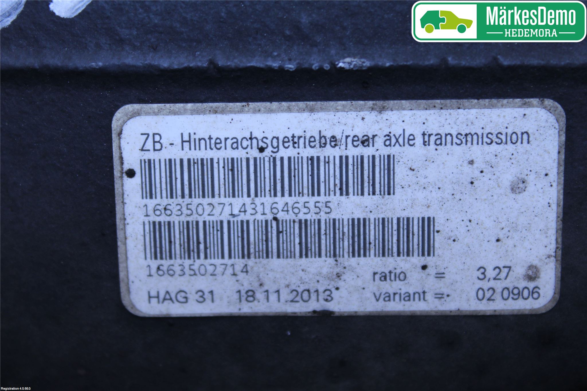 Mercedes-Benz MB GL/GLS-KLASS (X166) 12-19 Bakväxel-Diff