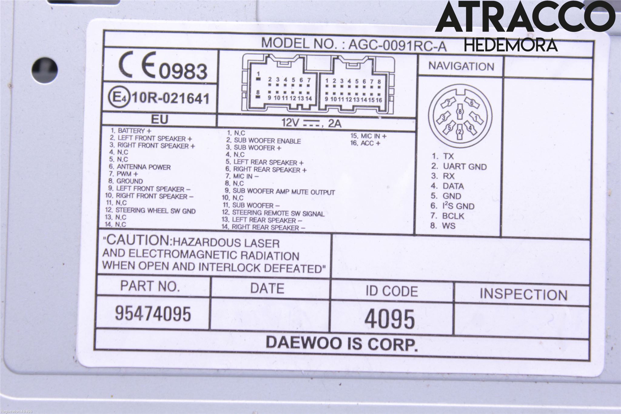 Chevrolet CAPTIVA Cd Radio - Multimediapanel
