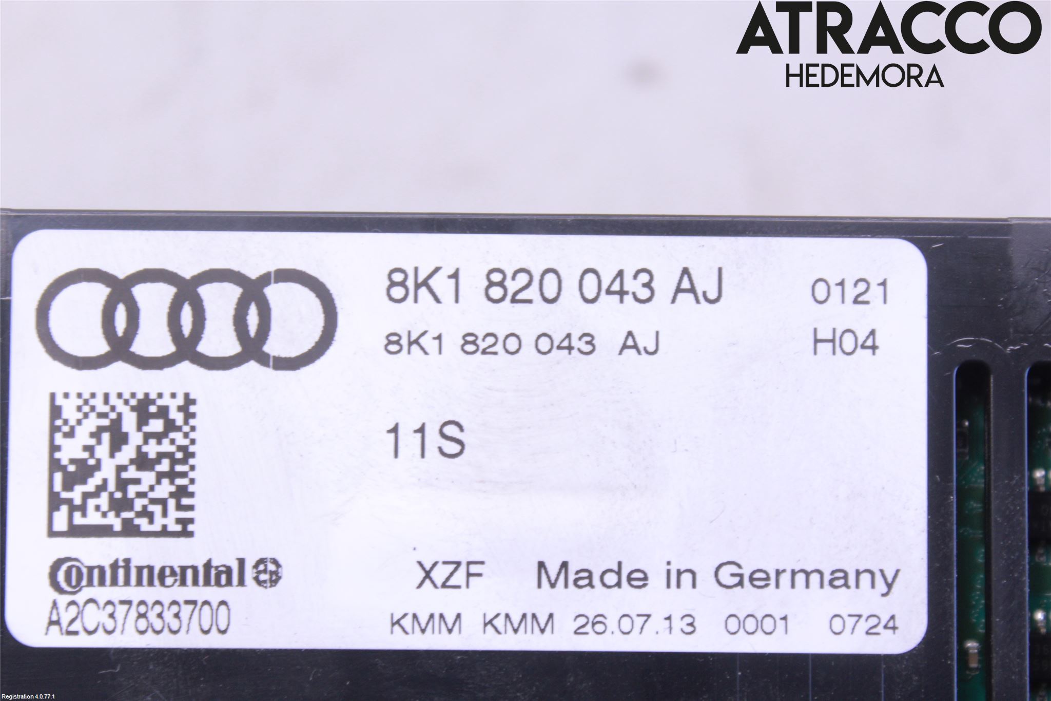 Audi A4 ALLROAD 09-16 Ac Styrenhet Ac Manöveren