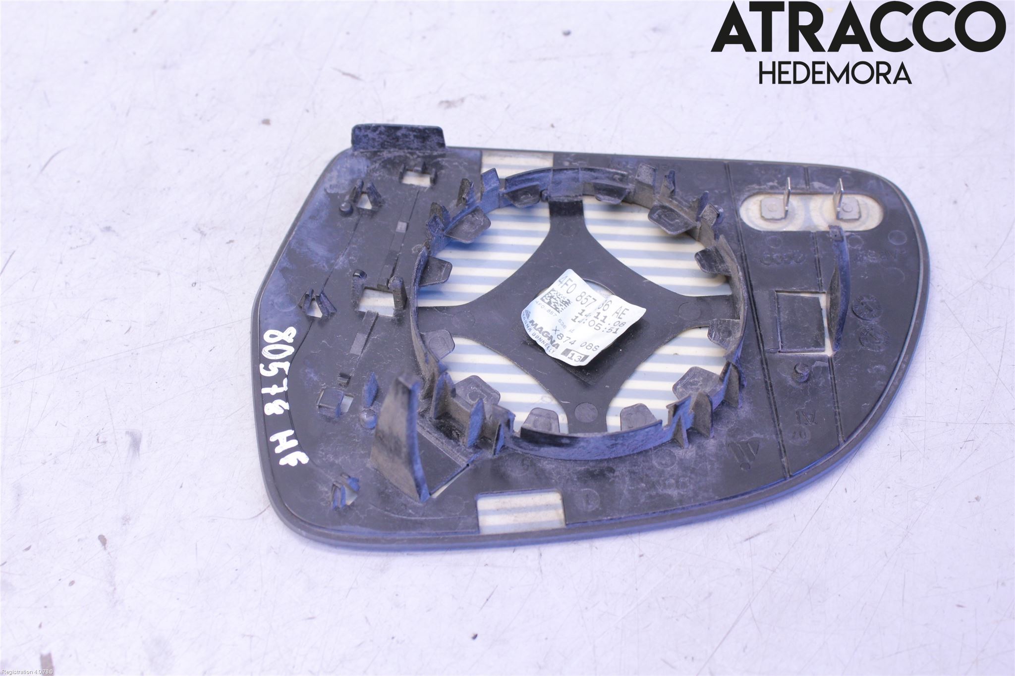 Audi A4/S4 08-11 Spegelglas Hö