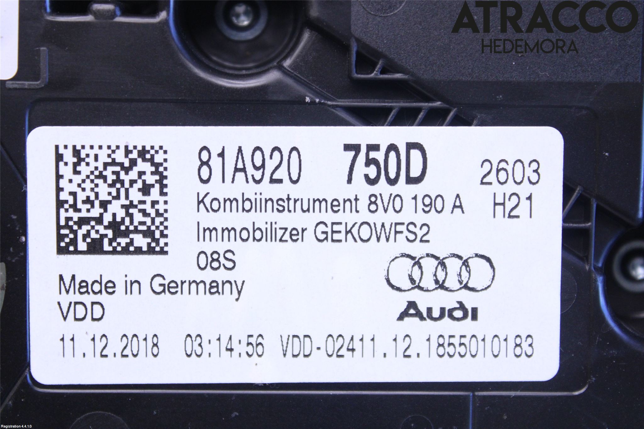 Audi Q2/SQ2 17- Instrument Komb