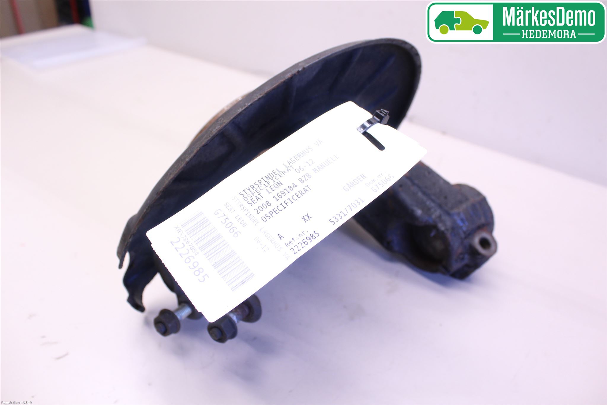 Seat LEON 06-12 Styrspindel Lagerhus Vä