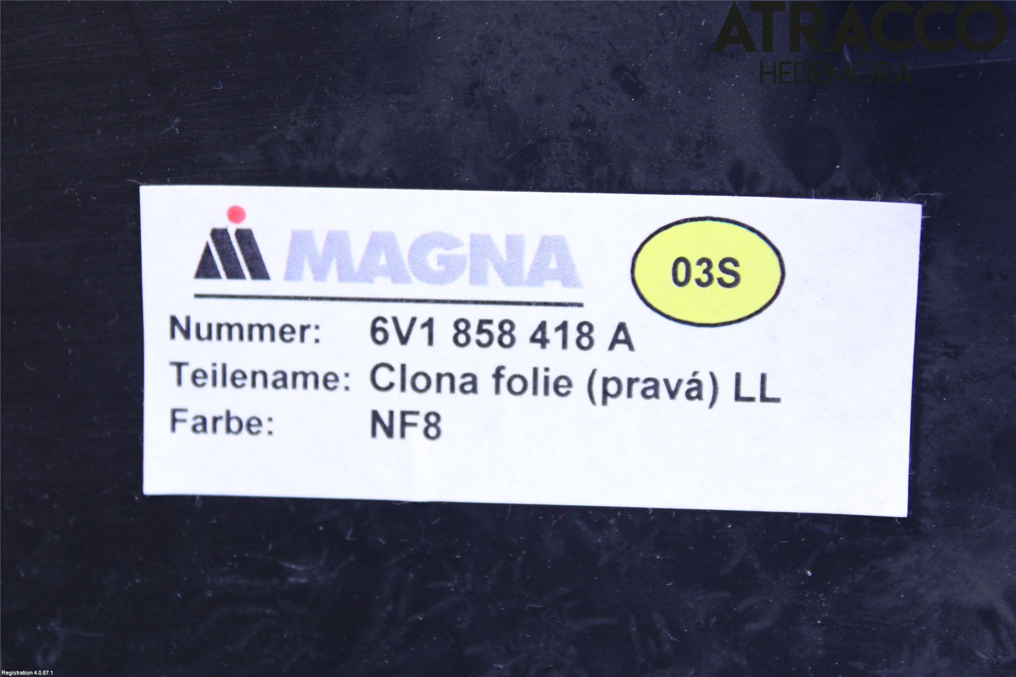 Skoda FABIA 15-21 Instrument-Radio Sarg